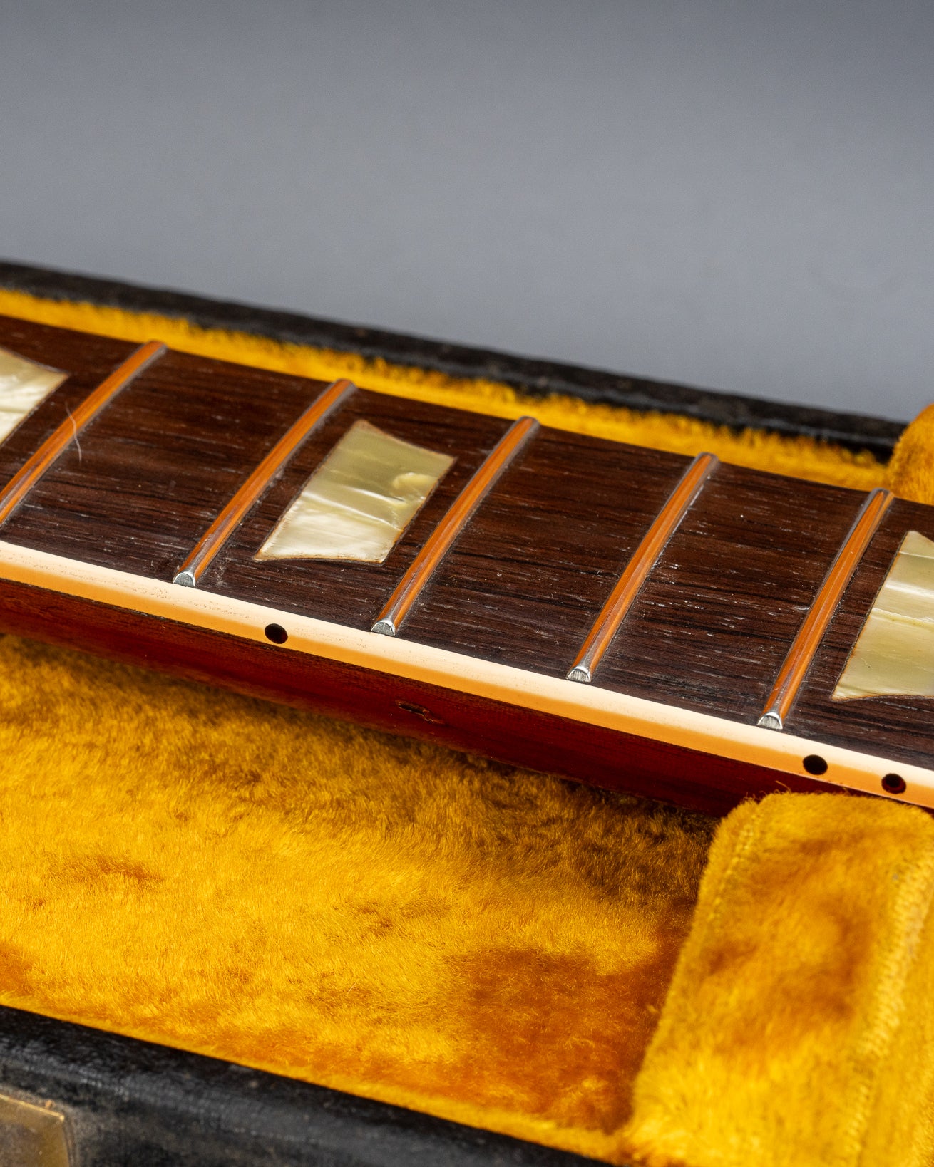 Refret inside the binding on 1963 Gibson Les Paul Standard SG