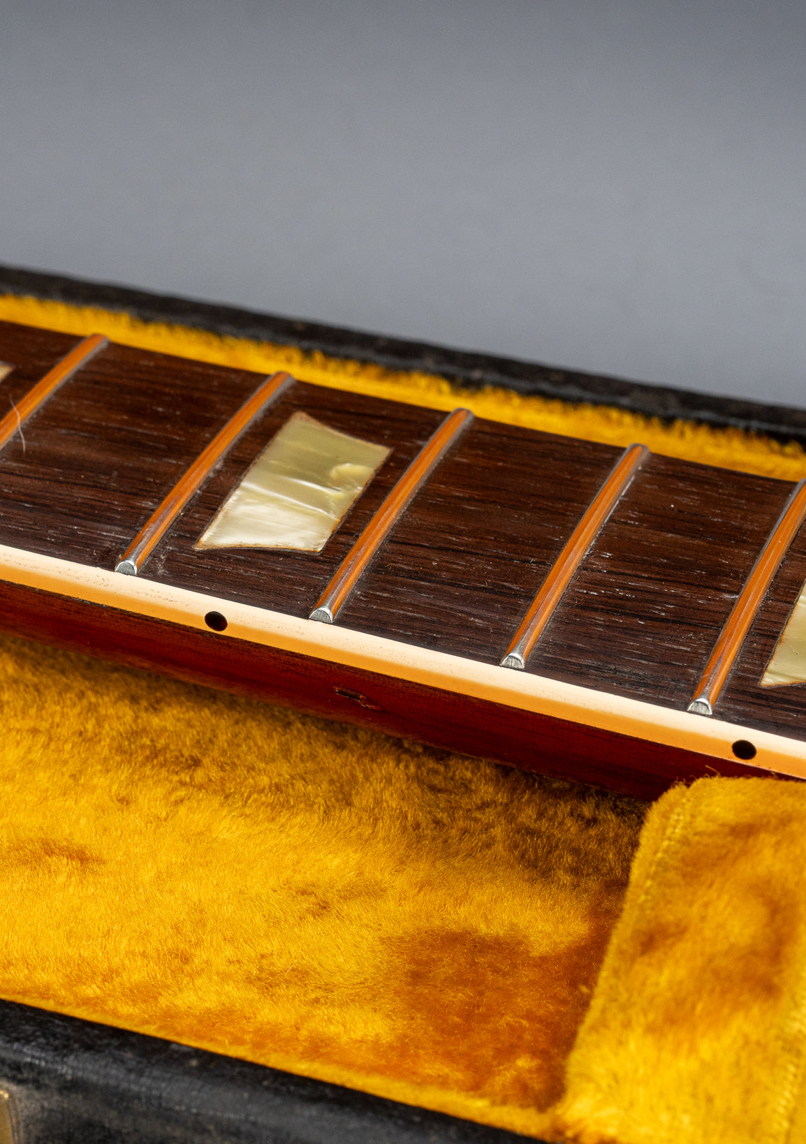 Refret inside the binding on 1963 Gibson Les Paul Standard SG