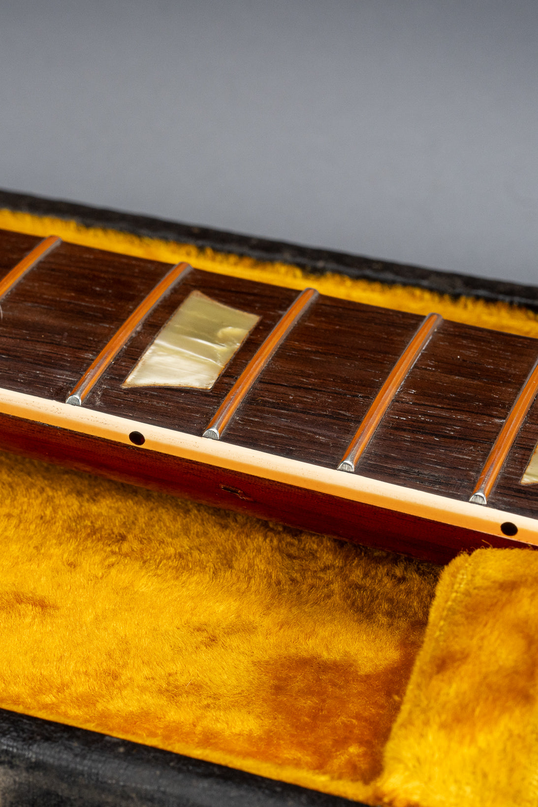 Refret inside the binding on 1963 Gibson Les Paul Standard SG