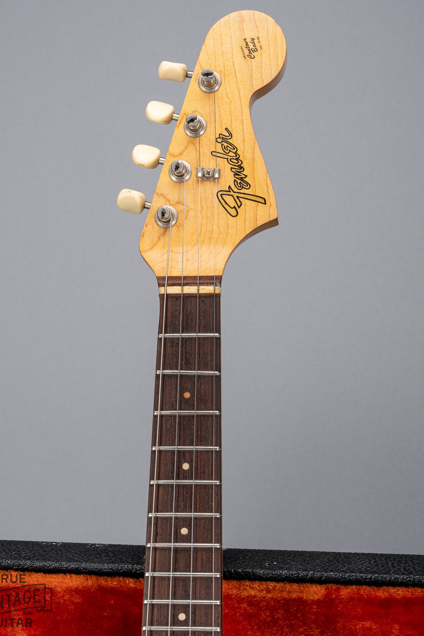 1965 Fender Electric Mandolin Sunburst guitar mandolin neck and headstock original Fender logo