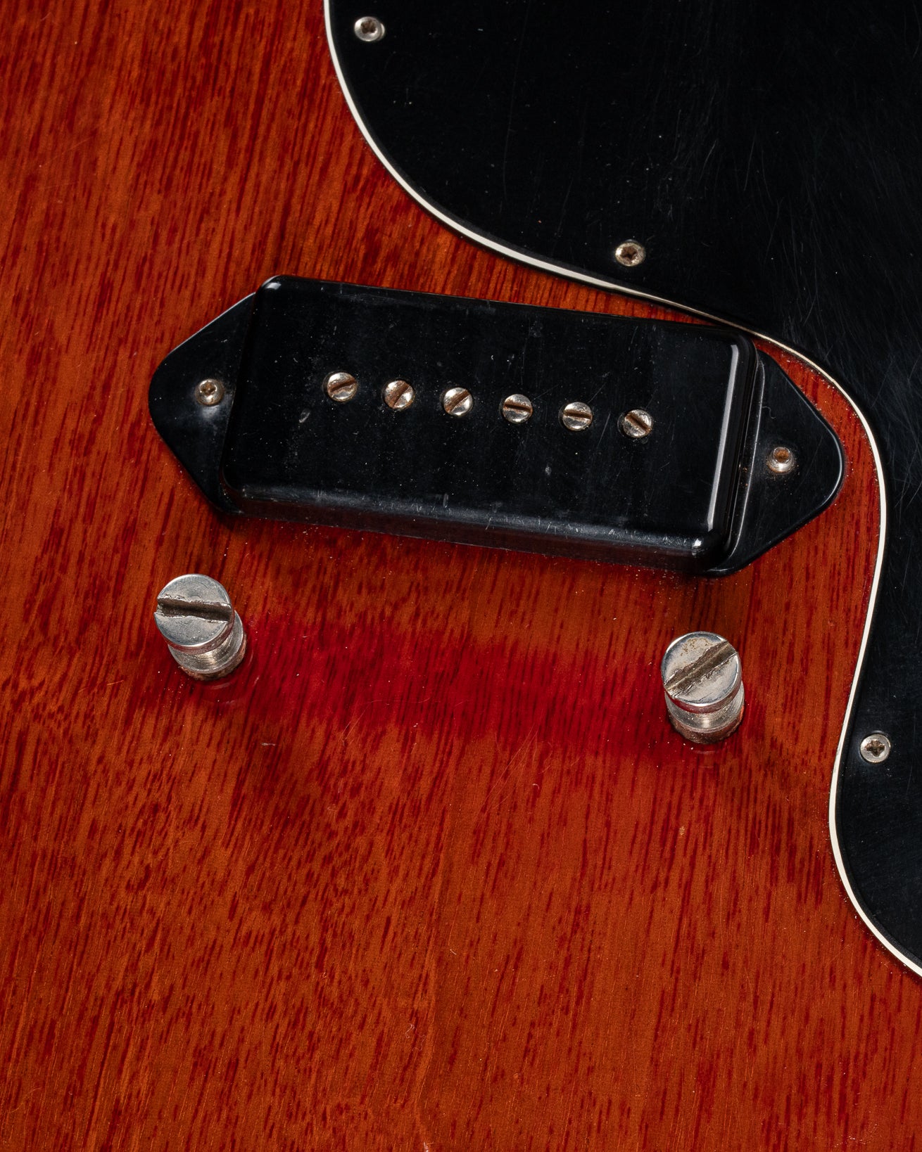 1964 Gibson SG Junior Cherry Bridge Posts Bushings Dog Ear P90