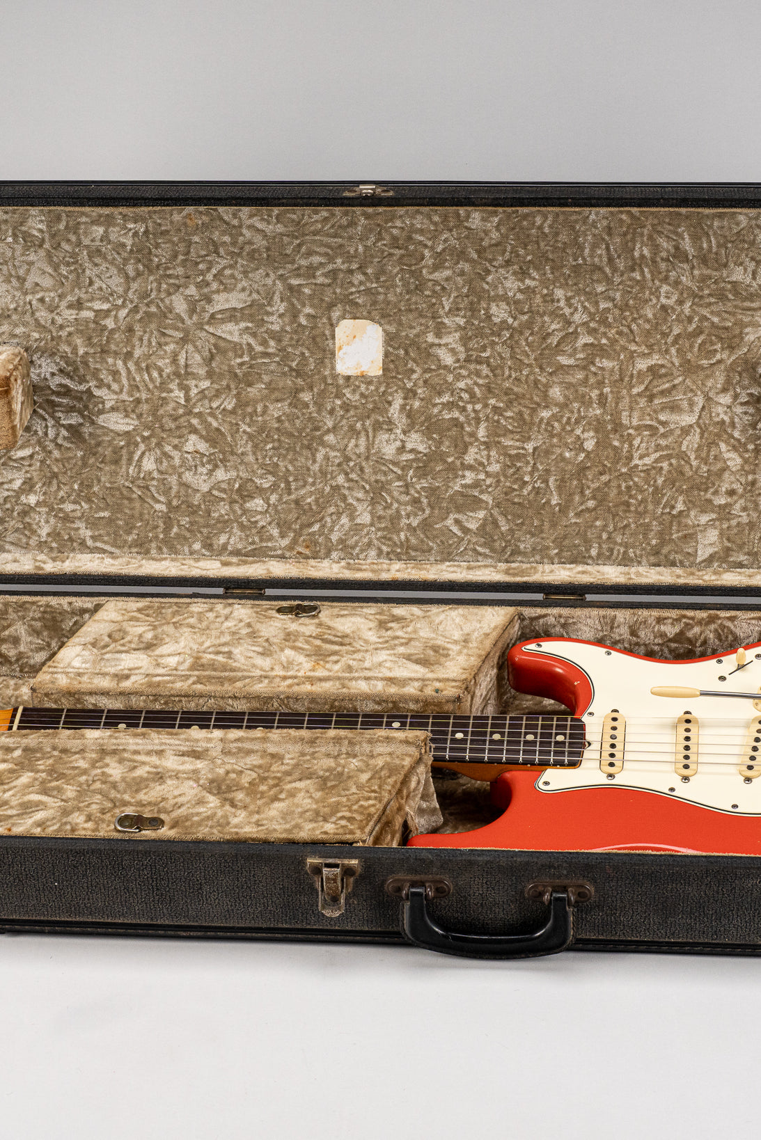 1965 Fender Stratocaster Fiesta Red custom color guitar full guitar in orignal Australia case