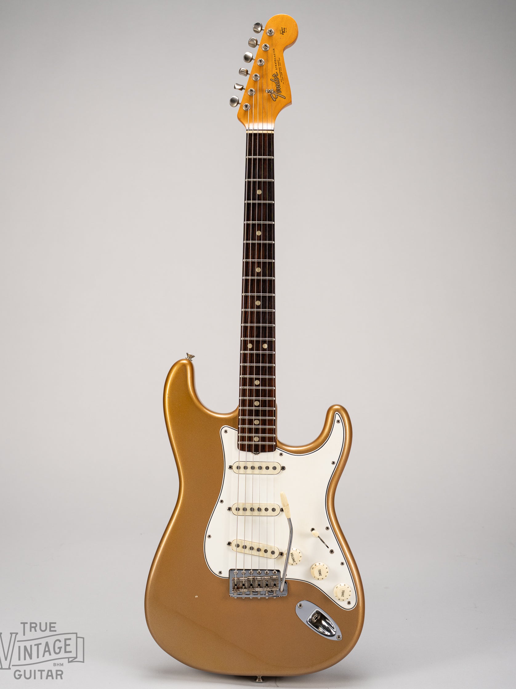 Fender Stratocaster Guitar, 1965, Firemist Gold