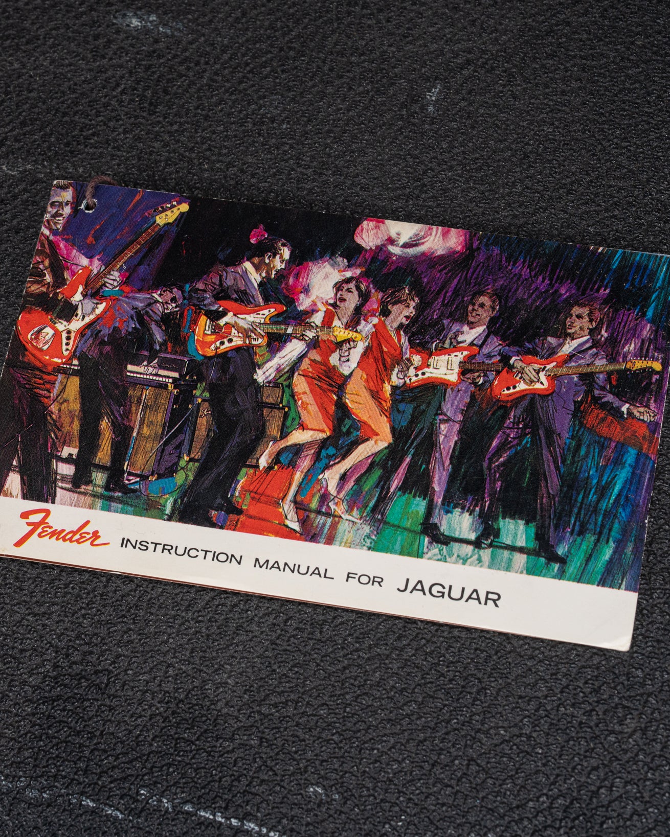 1965 Fender Jaguar Sunburst CBS original Hangtag Instruction Manual