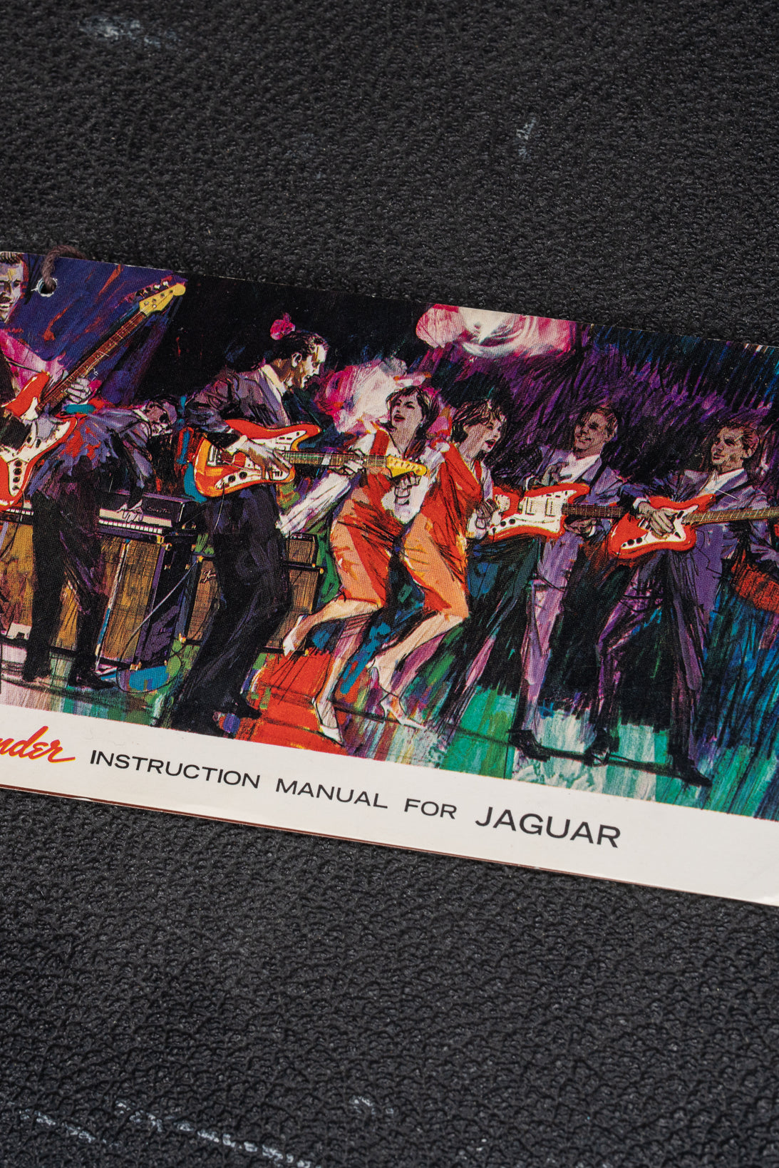 1965 Fender Jaguar Sunburst CBS original Hangtag Instruction Manual