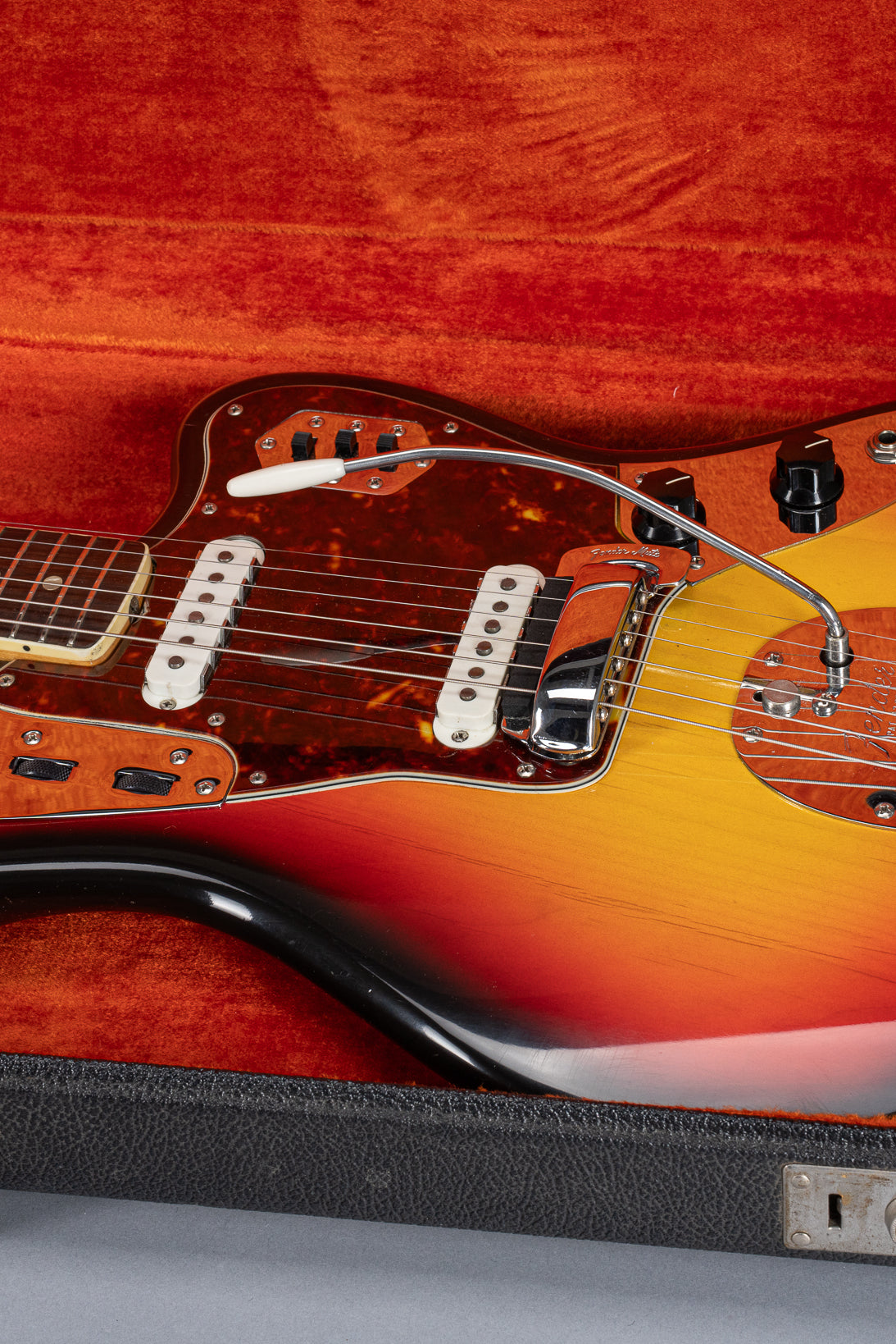 1965 Fender Jaguar Sunburst body  original CBS hardshell case