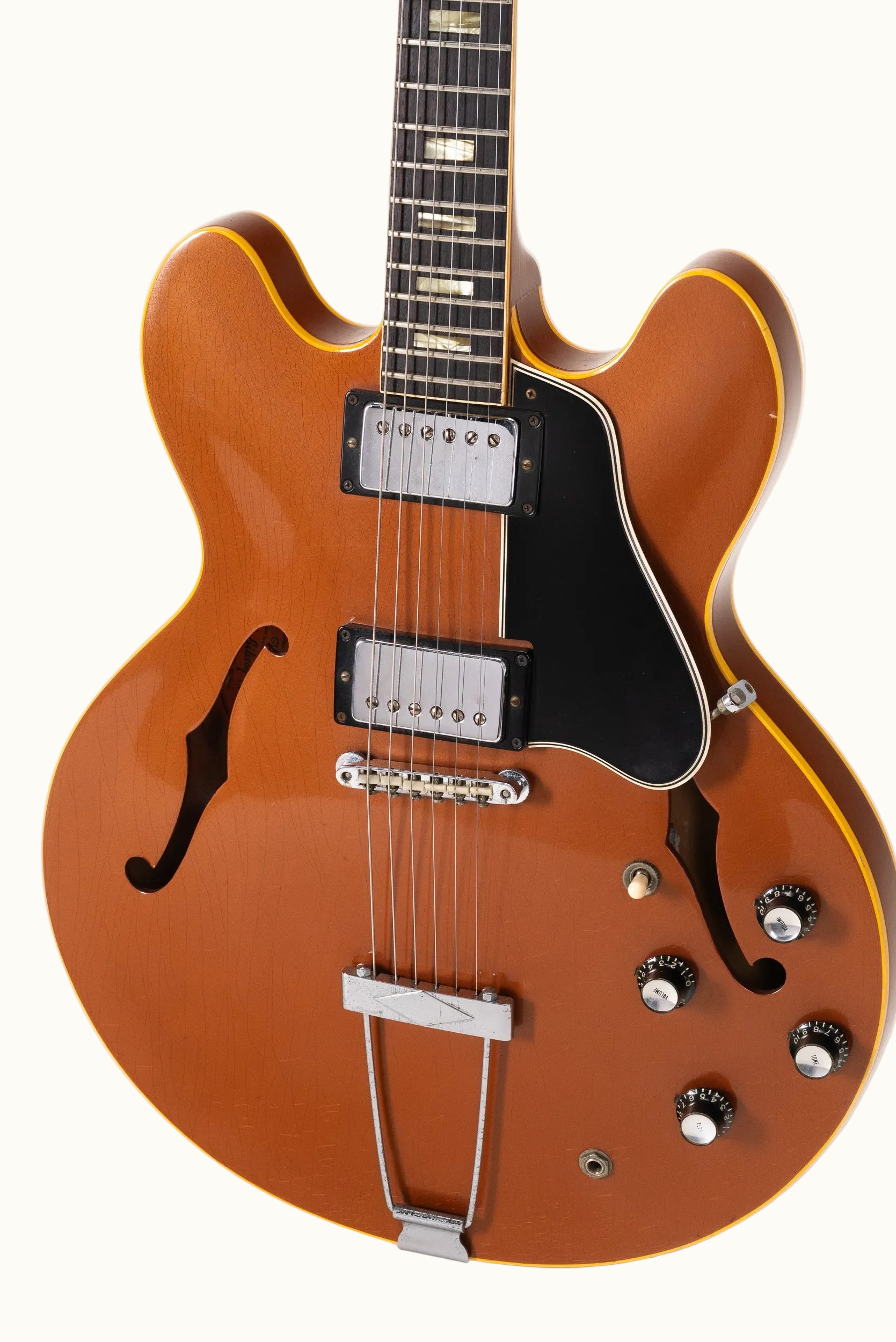 1966 Gibson ES-335 in custom color Heather Poly finish
