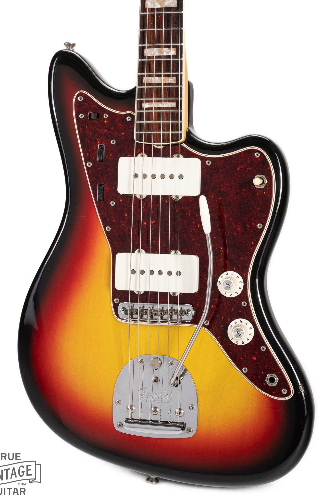 Front of 1967 Fender Jazzmaster Sunburst
