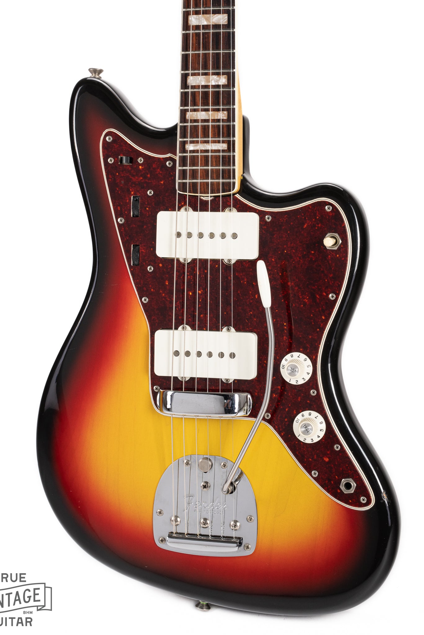 Front of 1967 Fender Jazzmaster Sunburst