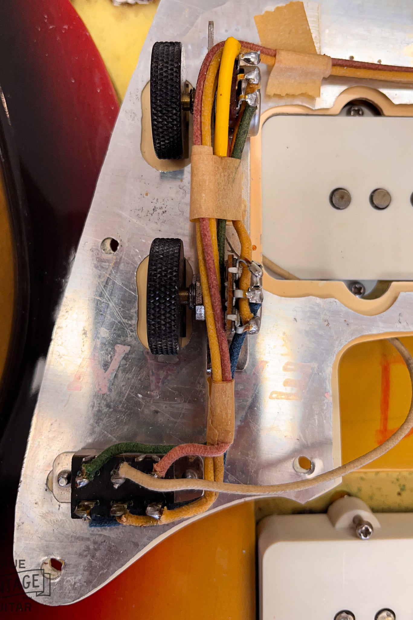 1967 Fender Jazzmaster Sunburst Rhythm Controls