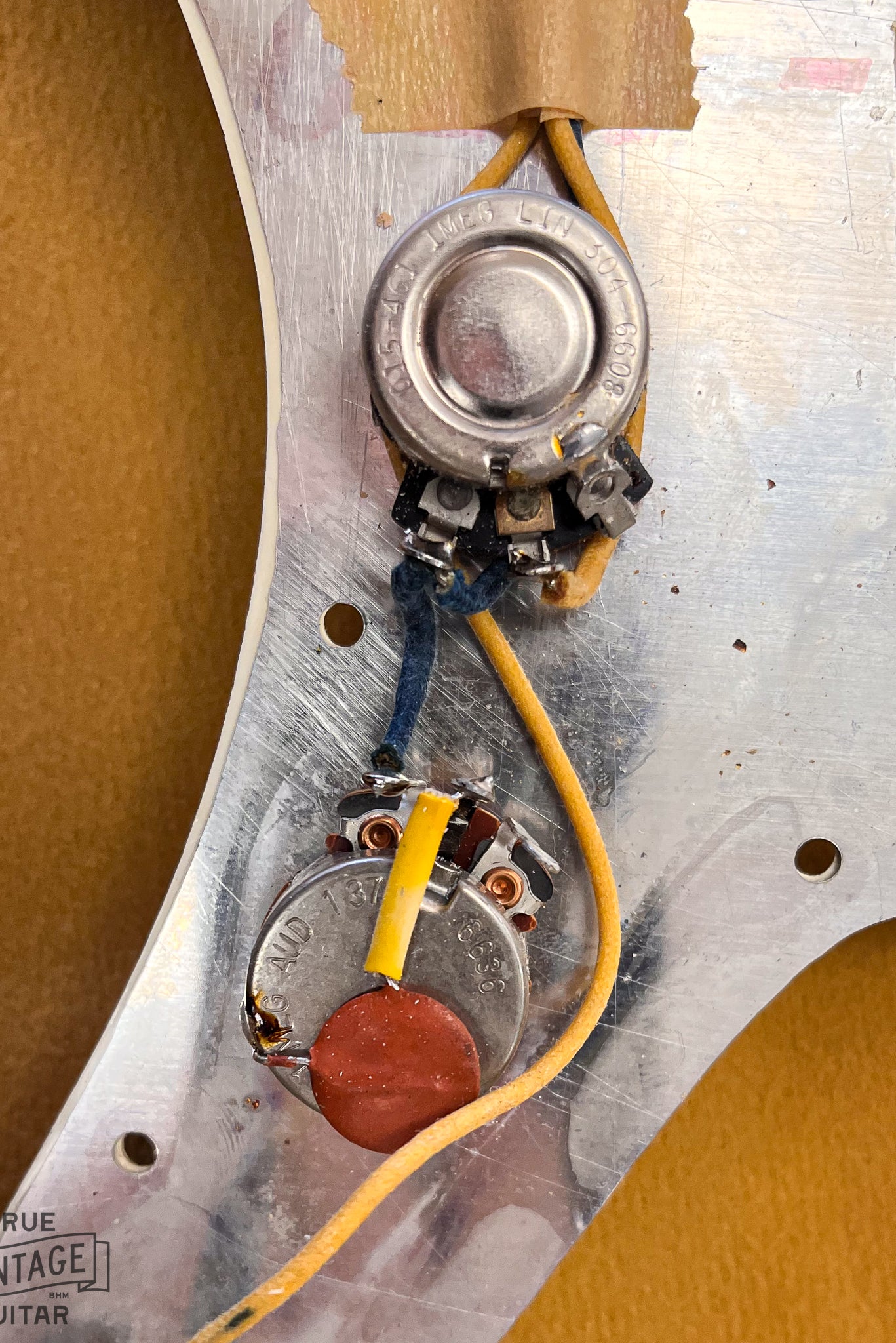 1967 Fender Jazzmaster Sunburst Pots