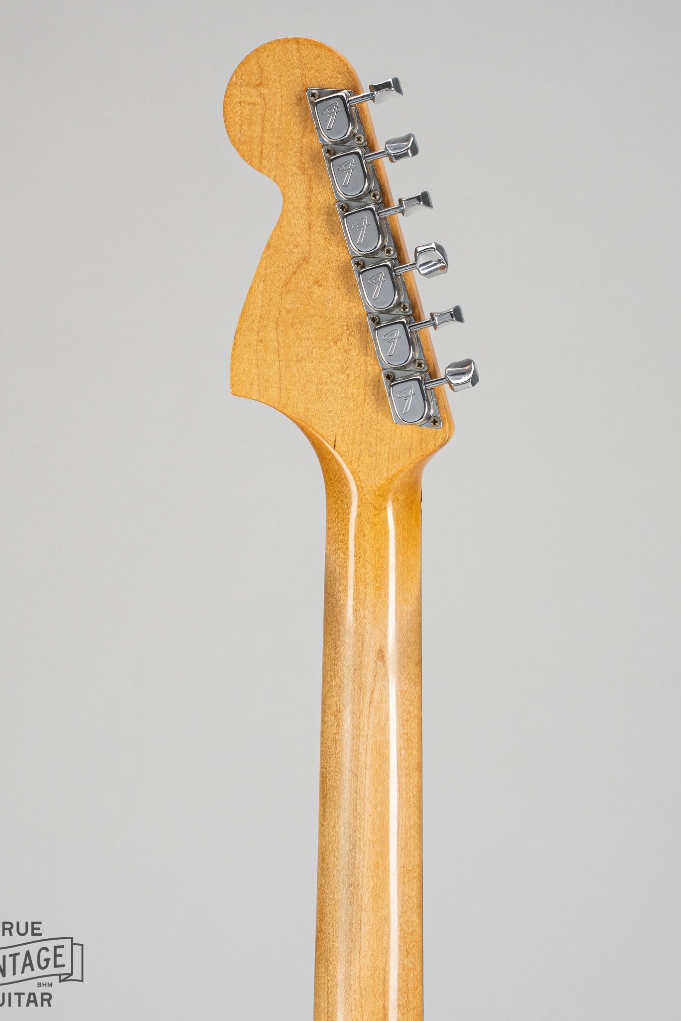 1967 fender Stratocaster Sunburst guitar back of neck and headstock