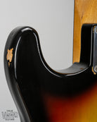 1967 fender Stratocaster Sunburst guitar bass side horn