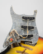 1967 fender Stratocaster Sunburst guitar body tortoise shell pickguard pots, wiring, pickups, switch.