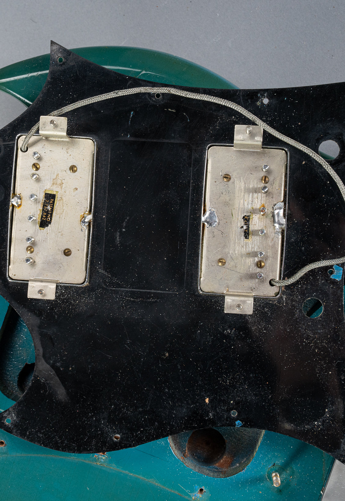 1971 Gibson SG Standard Custom Blue pickups