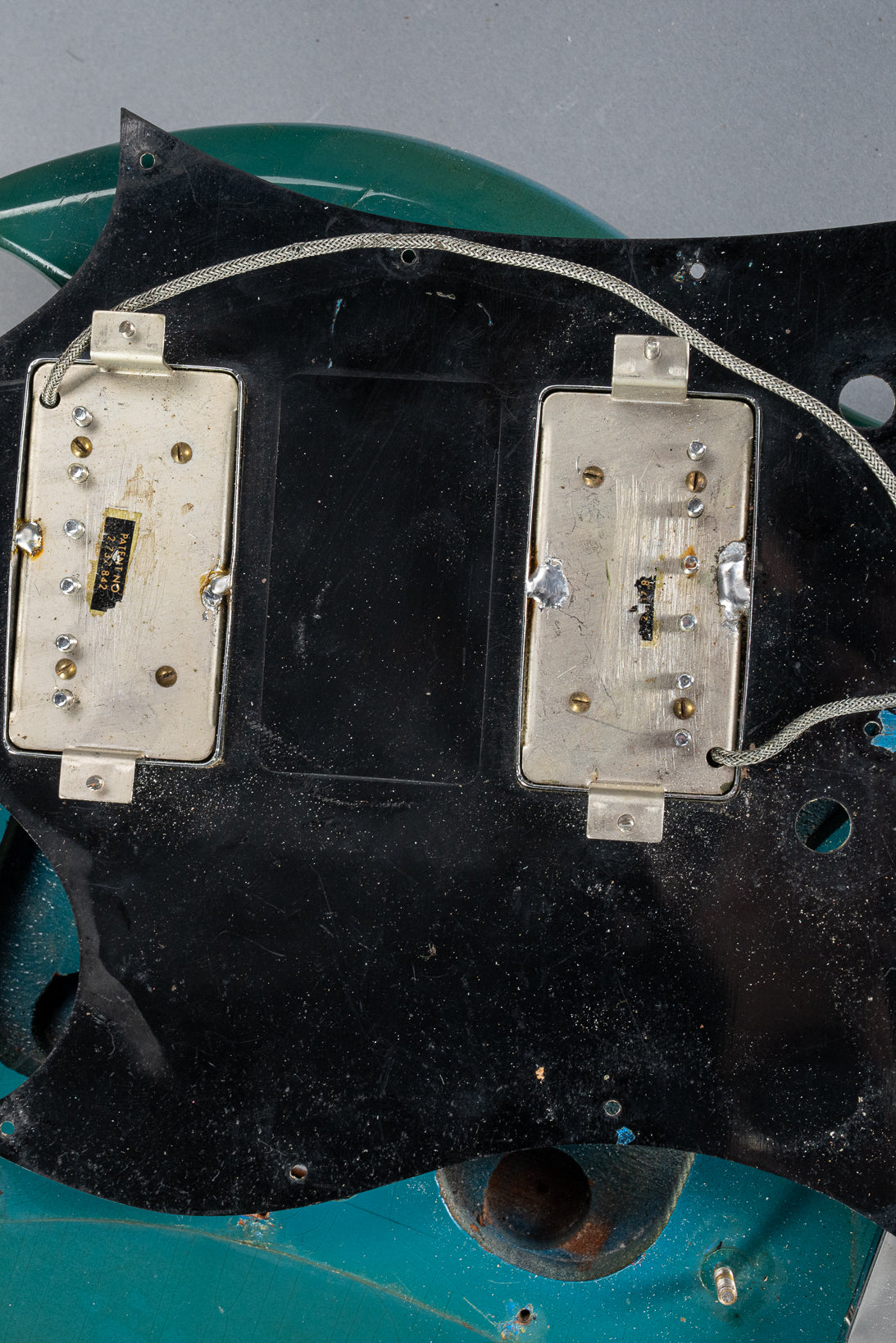 1971 Gibson SG Standard Custom Blue pickups