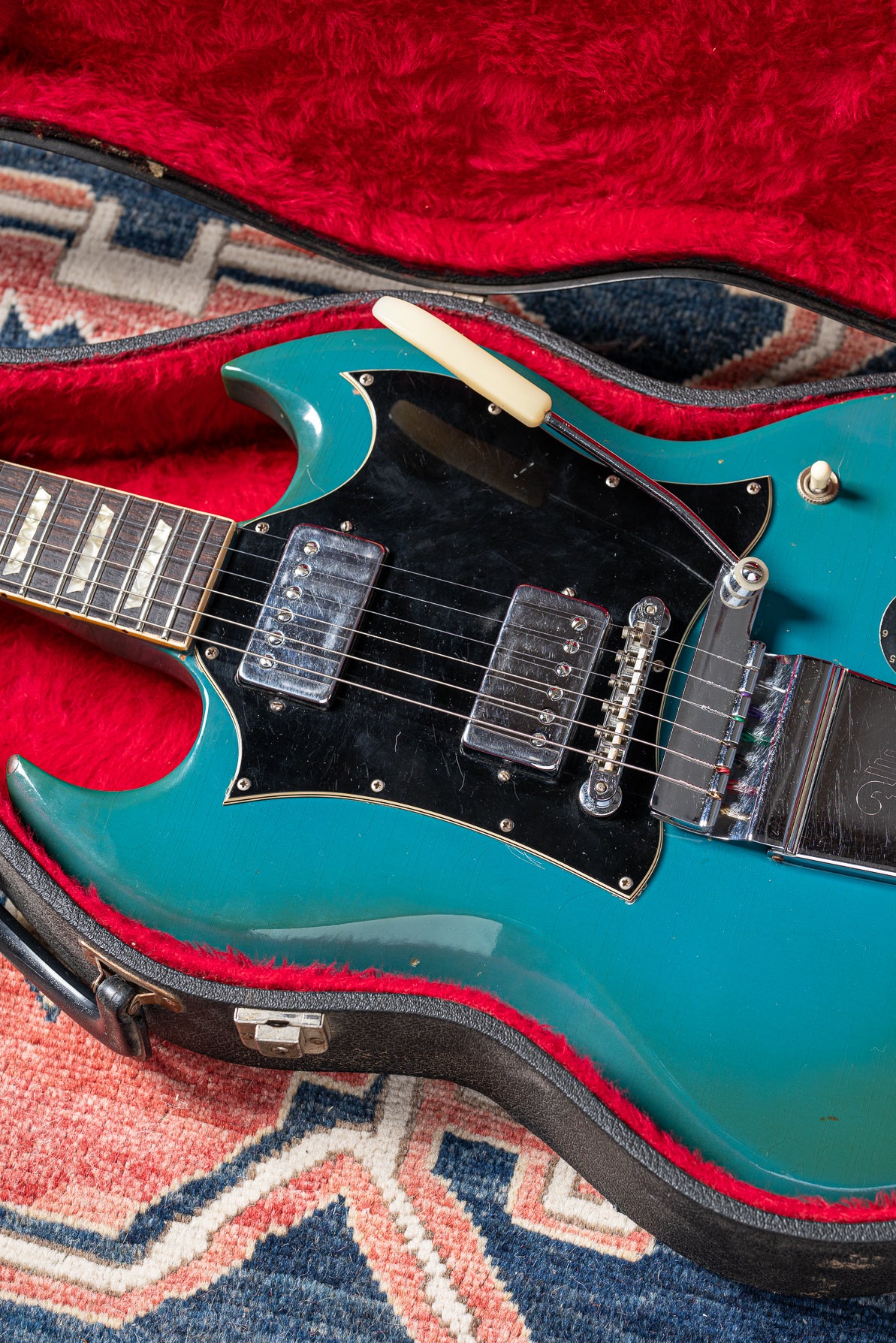 1971 Gibson SG Standard Custom Blue in original case