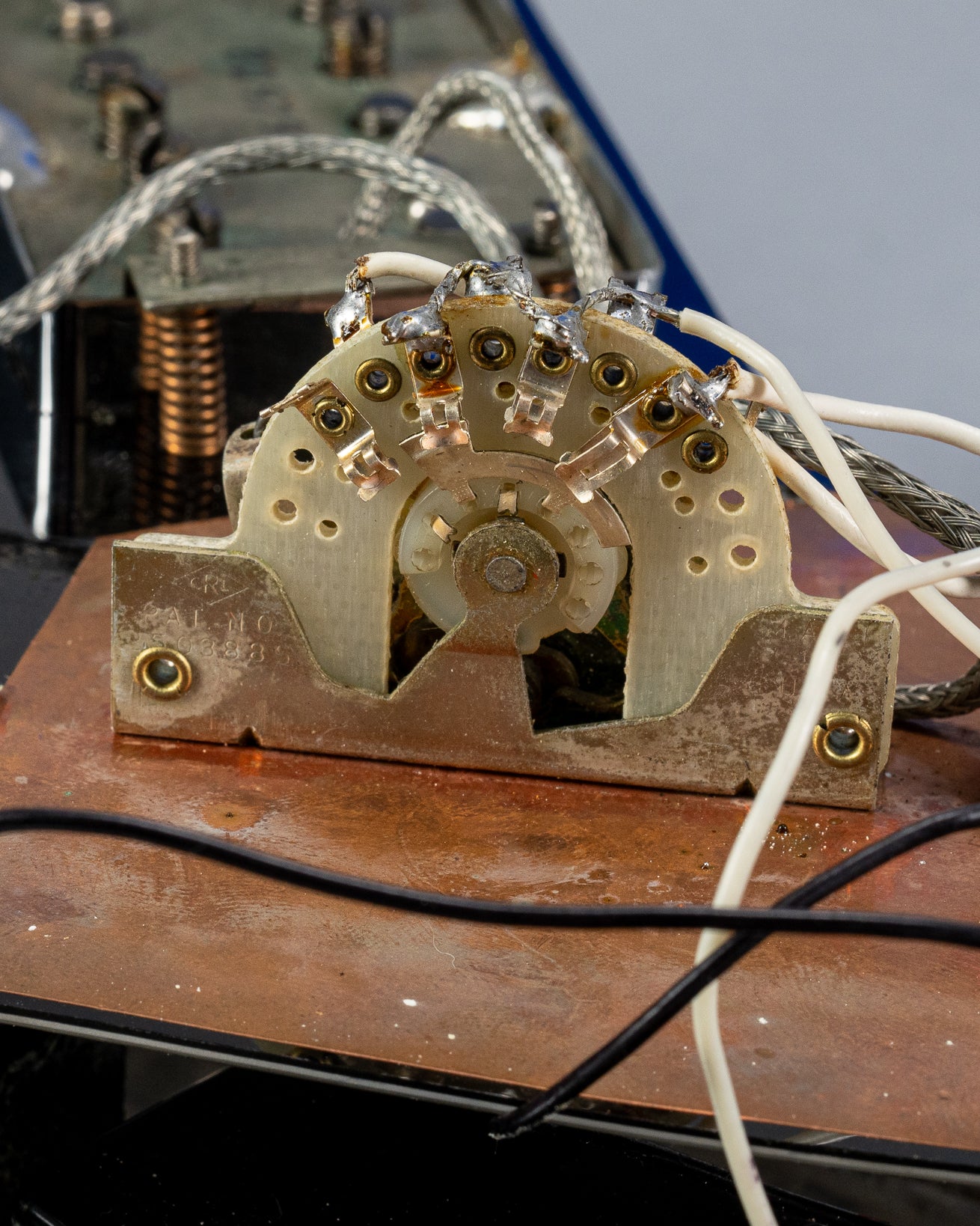 1978 Fender Telecaster Thinline Black guitar switch