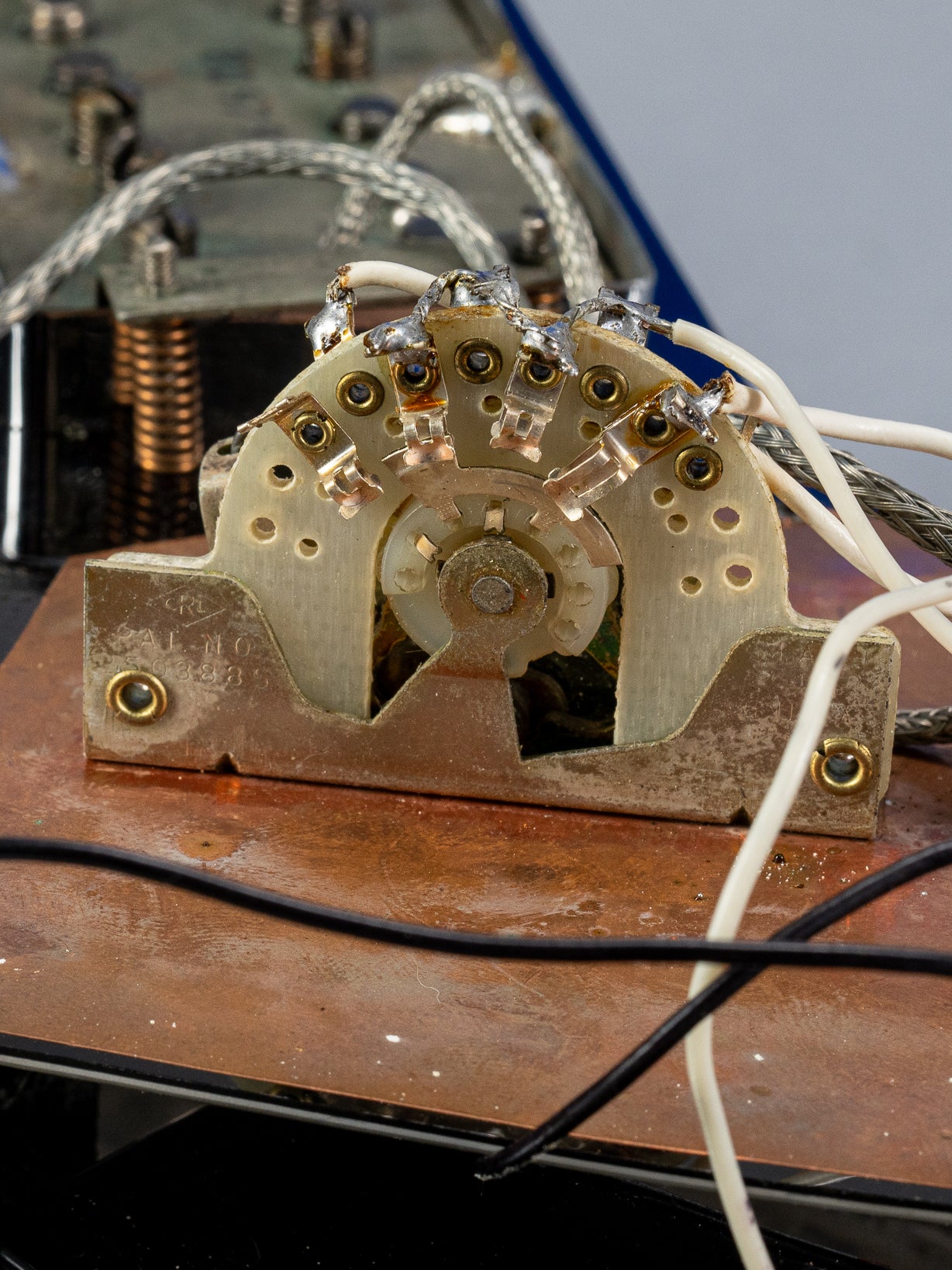 1978 Fender Telecaster Thinline Black guitar switch