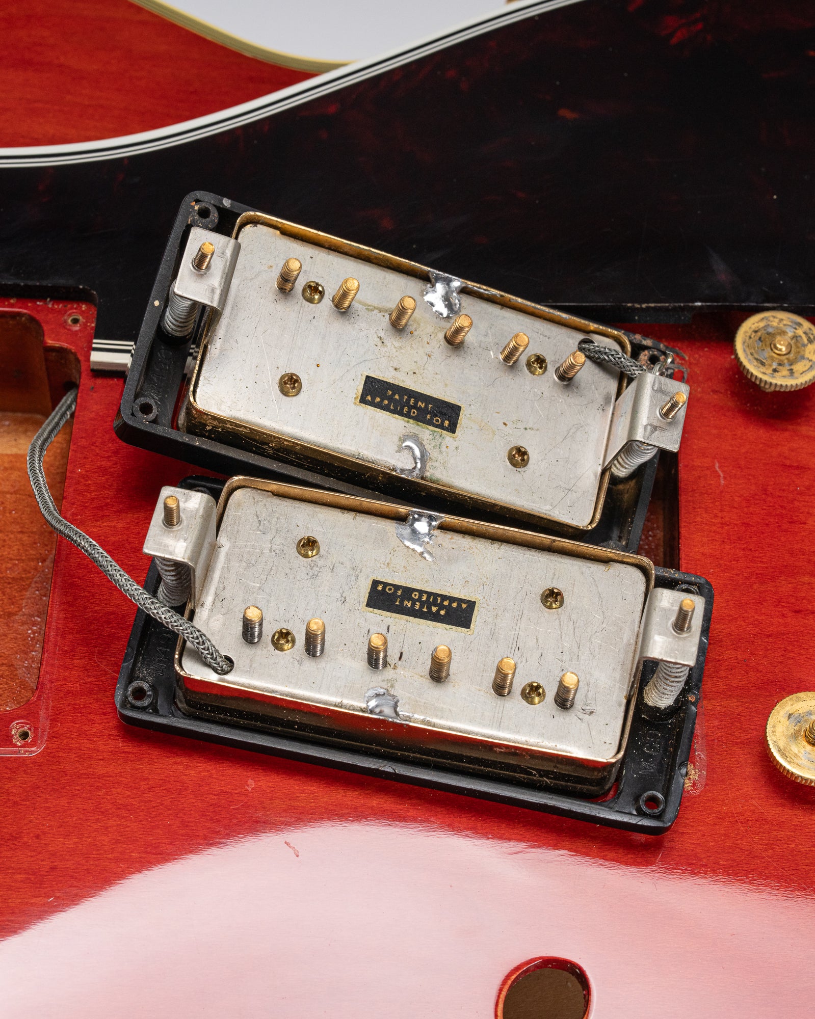 1959 Gibson ES-355 T Mono Cherry Watermelon red guitar PAF pickups