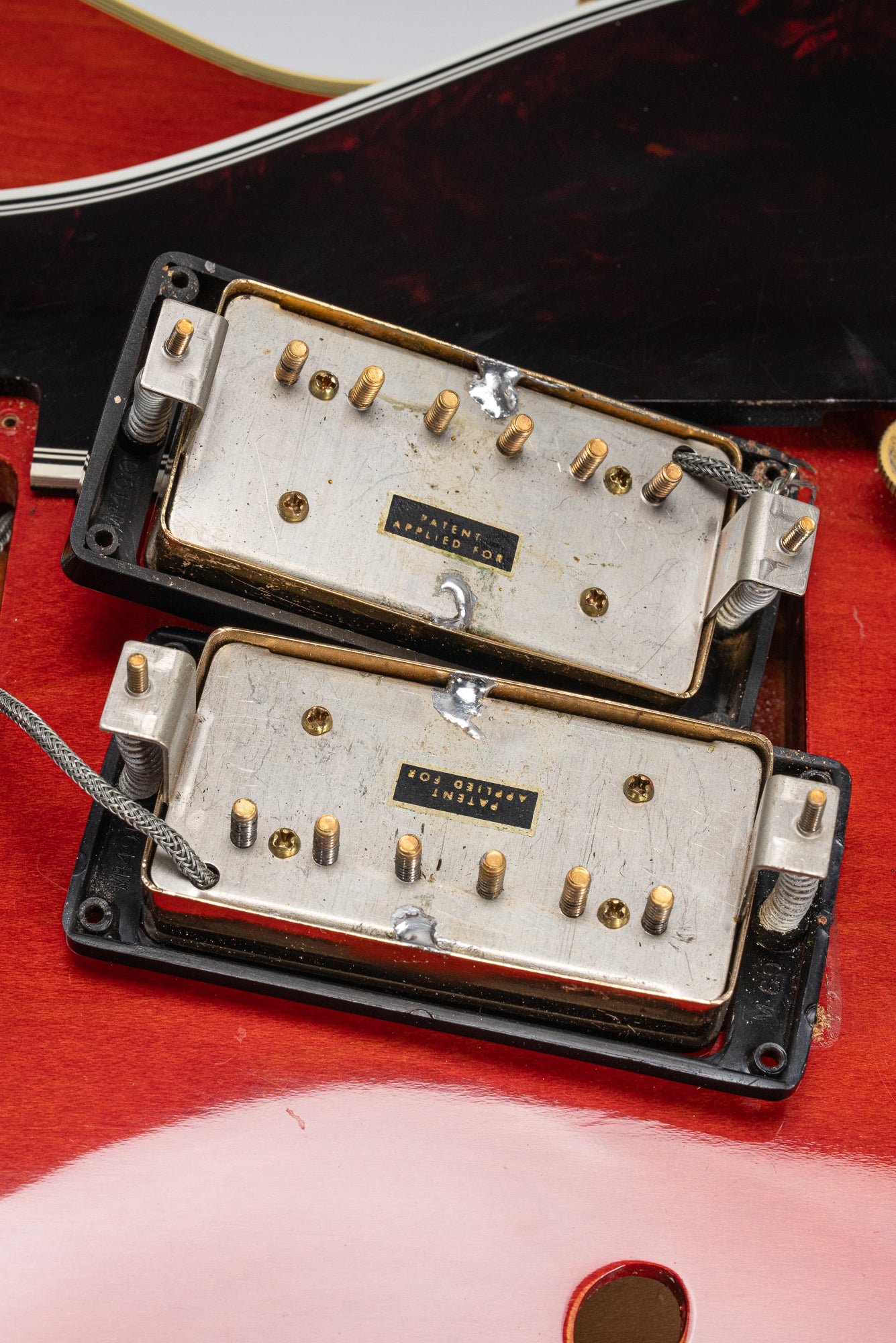 1959 Gibson ES-355 T Mono Cherry Watermelon red guitar PAF pickups