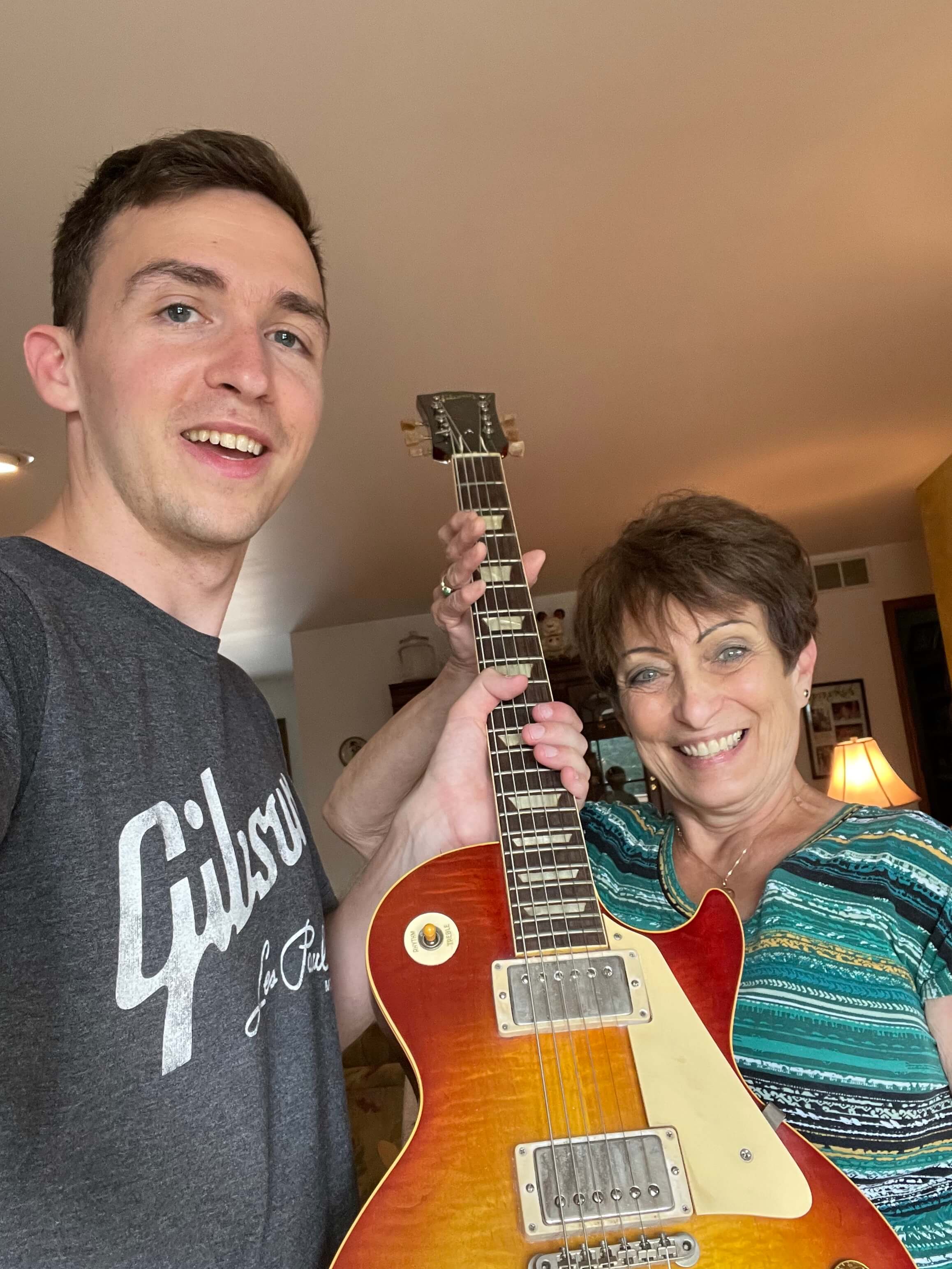 Guitar collector who buys vintage 1950s and 1960s Gibson Les Paul, ES-335, Firebird, and other guitars