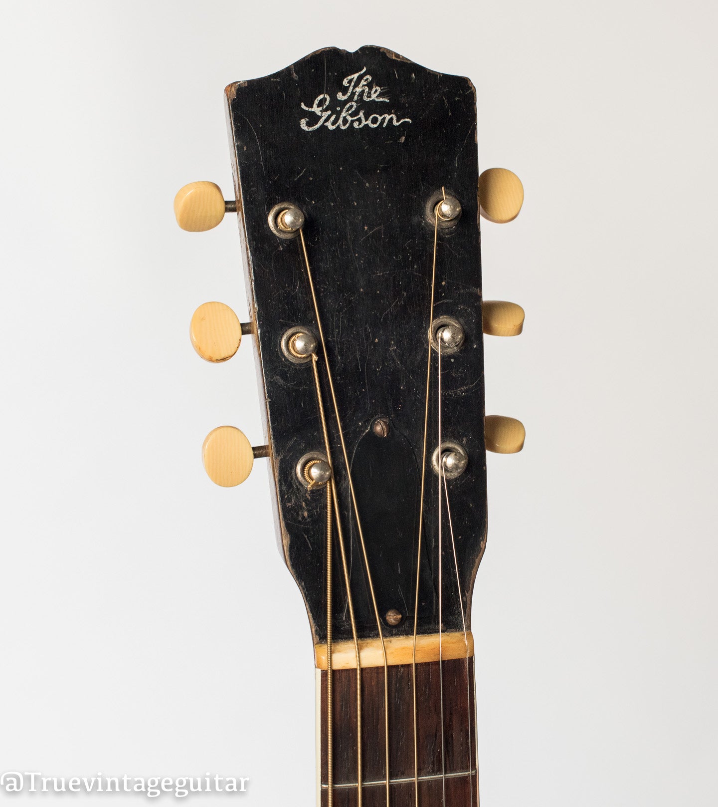 1928 Gibson Nick Lucas Special, headstock,
