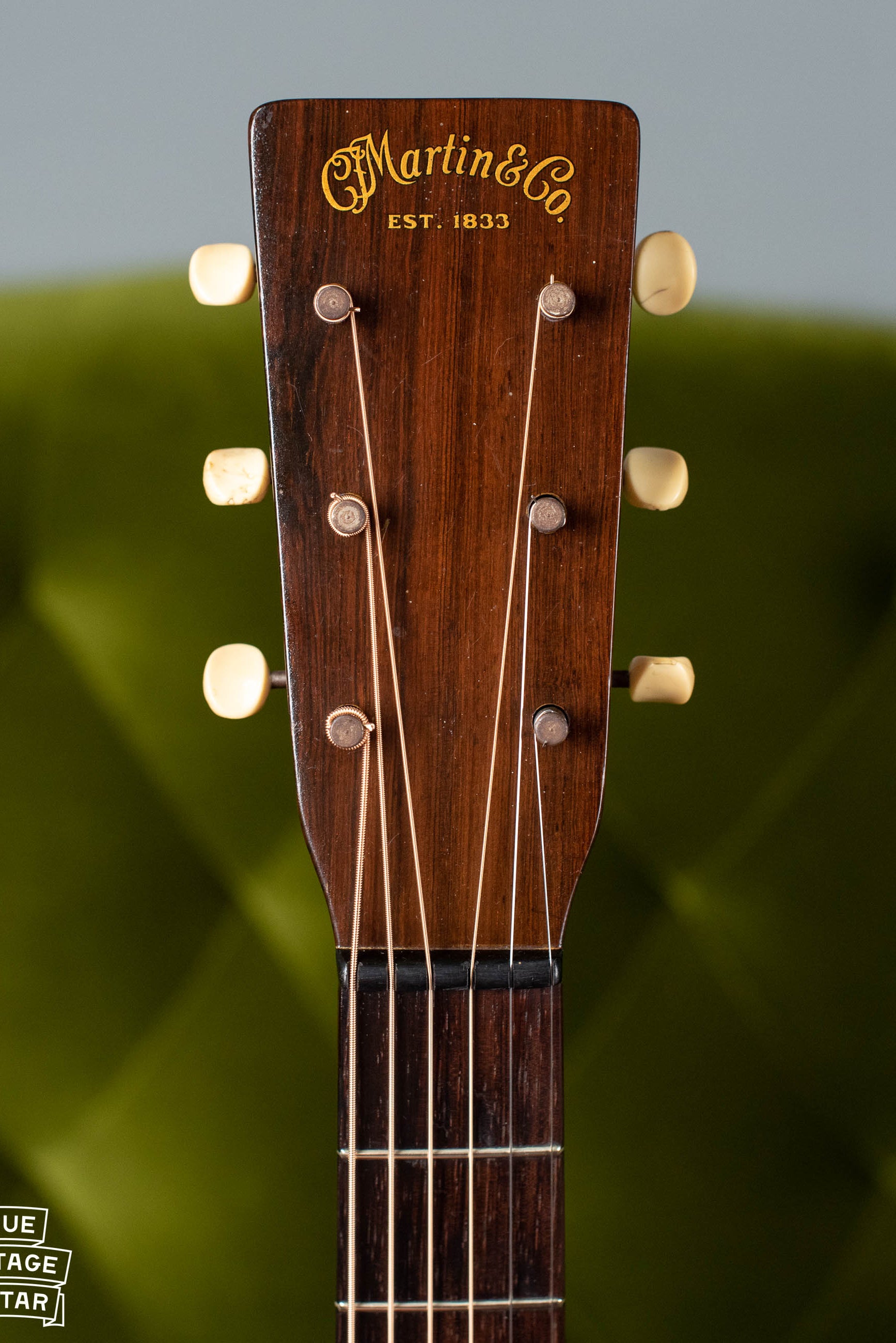 CF Martin & Co headstock, 1943 00-18