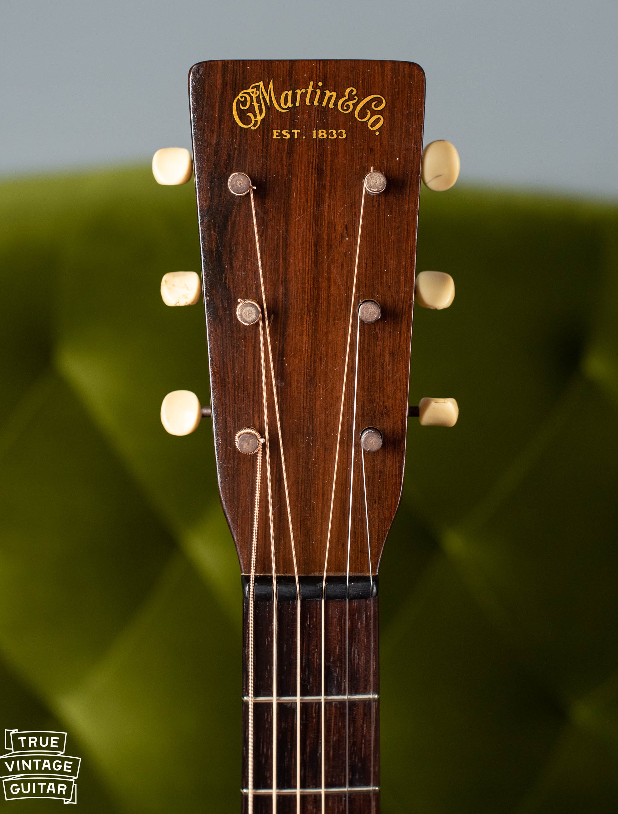 CF Martin & Co headstock, 1943 00-18