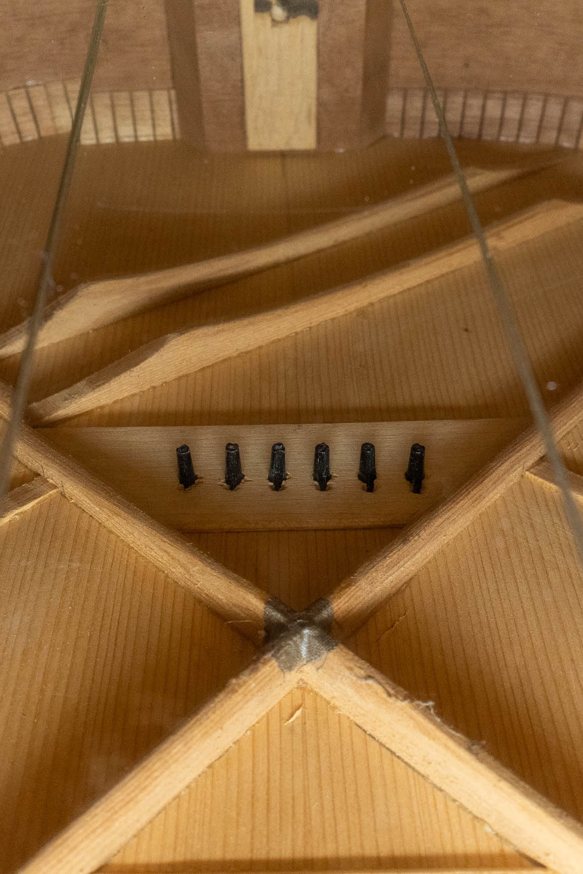 Original bridge plate vintage 1943 Martin 00-18 guitar