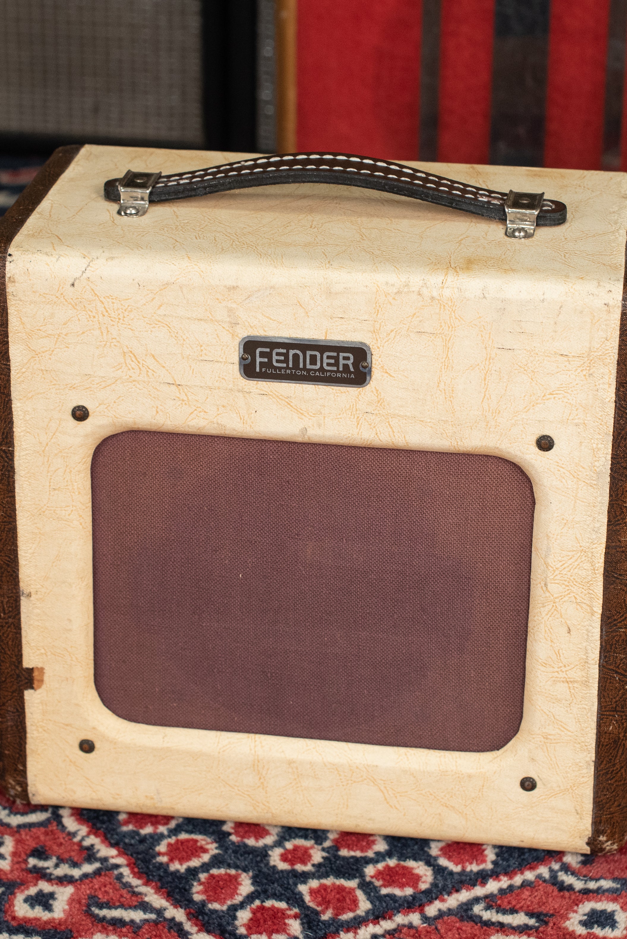 Vintage Fender Guitar amp amplifier 1950s Champ