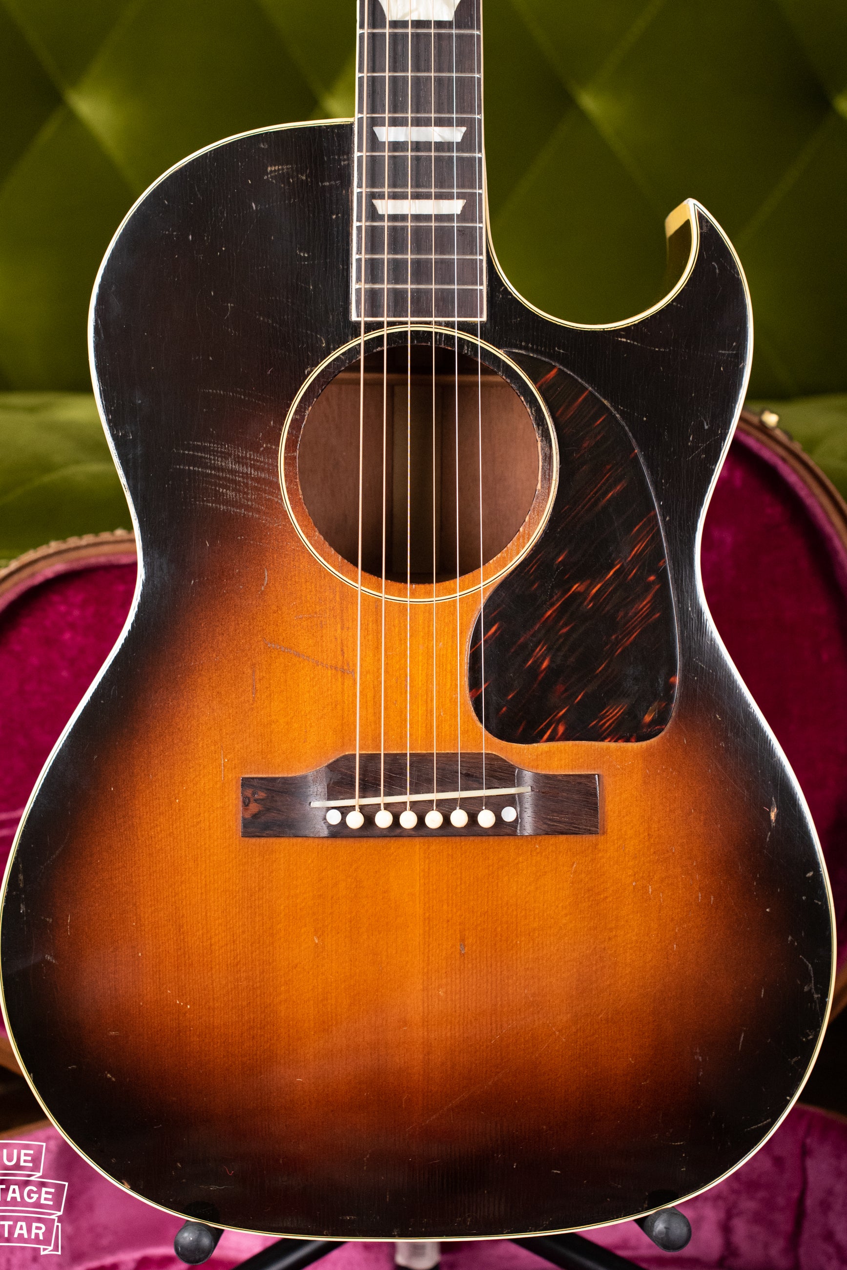1951 Gibson CF-100 firestripe pickguard