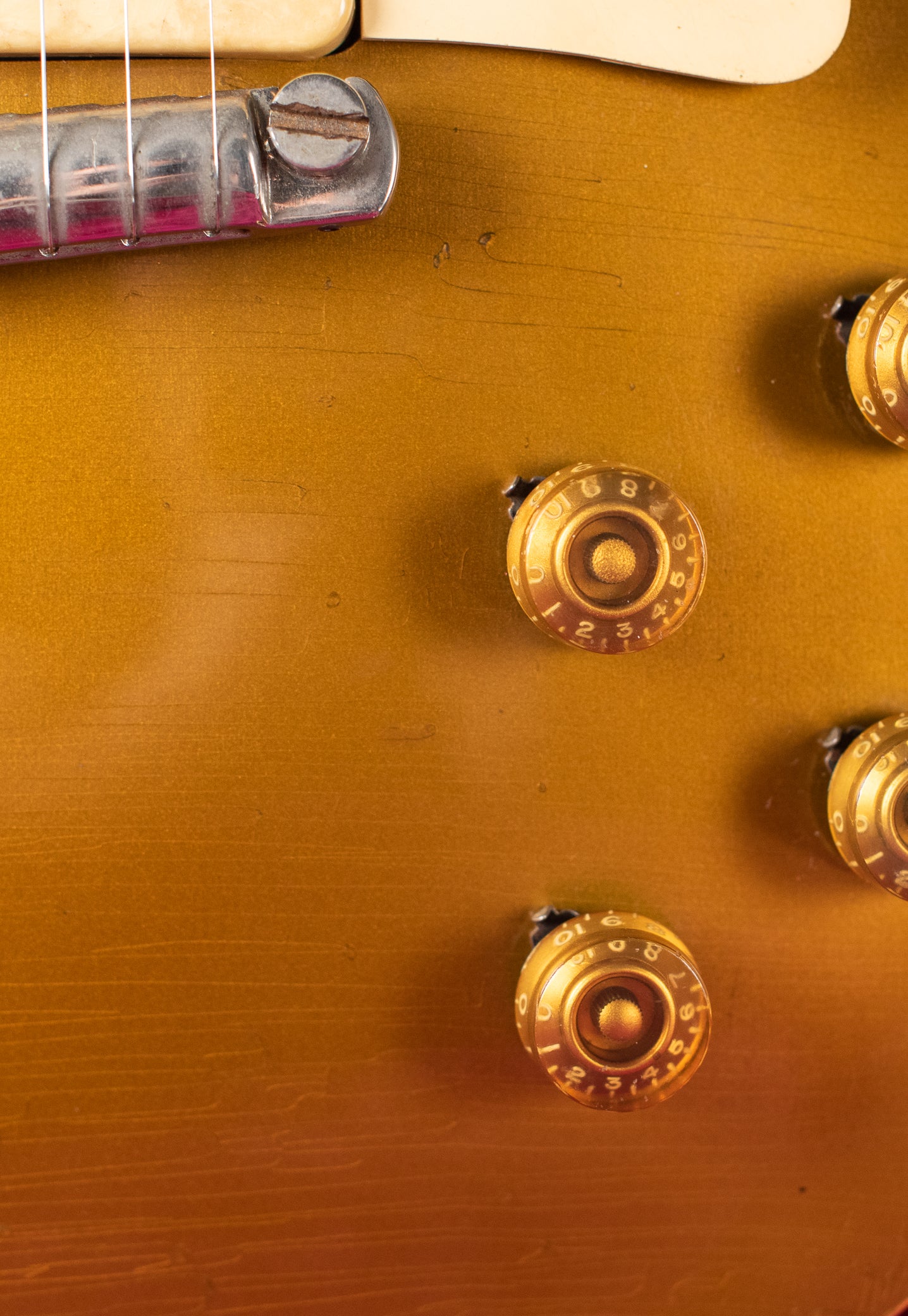 Speed knobs, Vintage 1954 Gibson Les Paul goldtop