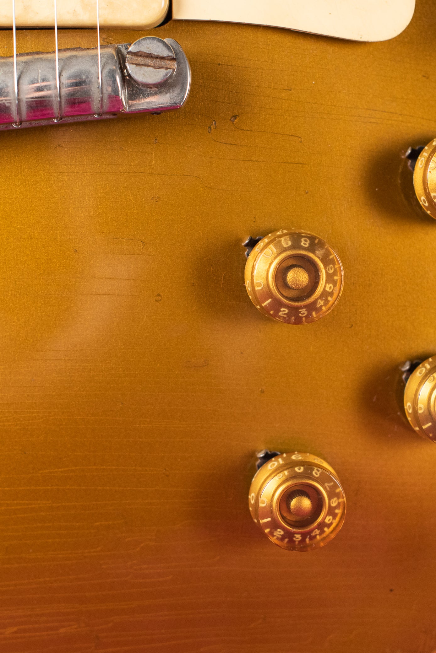 Speed knobs, Vintage 1954 Gibson Les Paul goldtop