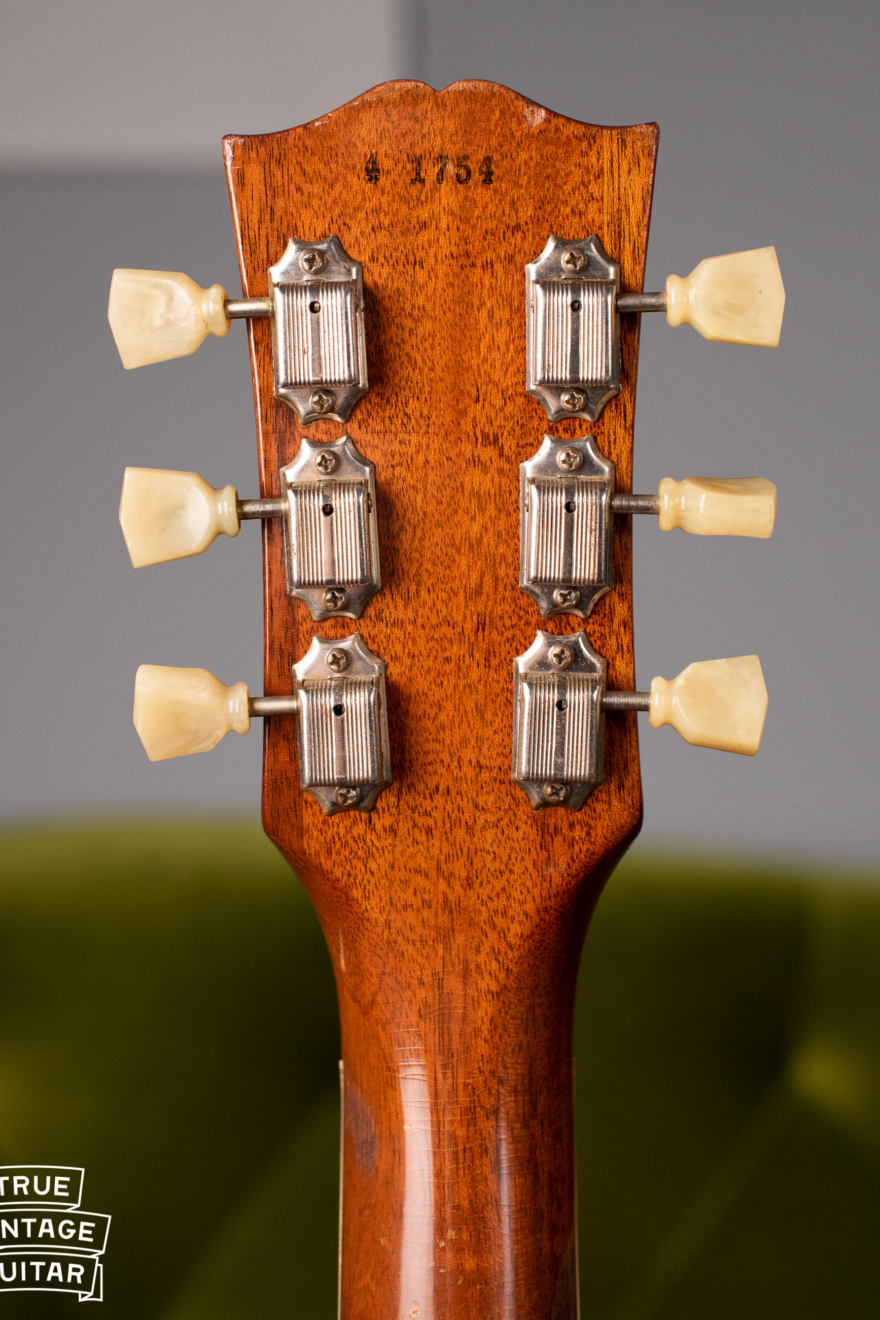 Kluson tuners, no line Kluson, opal tulip buttons, Vintage 1954 Gibson Les Paul goldtop
