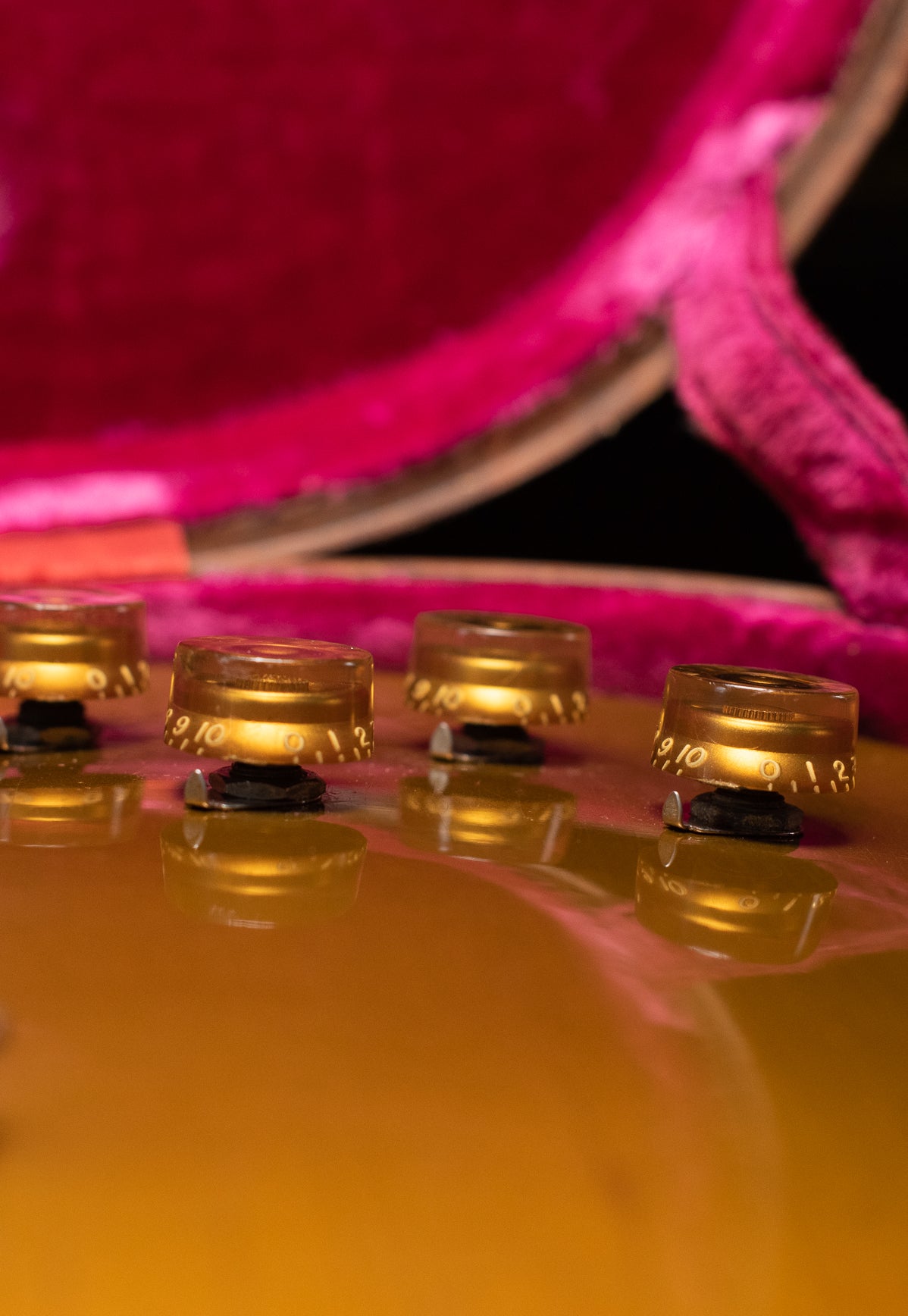Original volume tone knobs, Vintage 1954 Gibson Les Paul goldtop