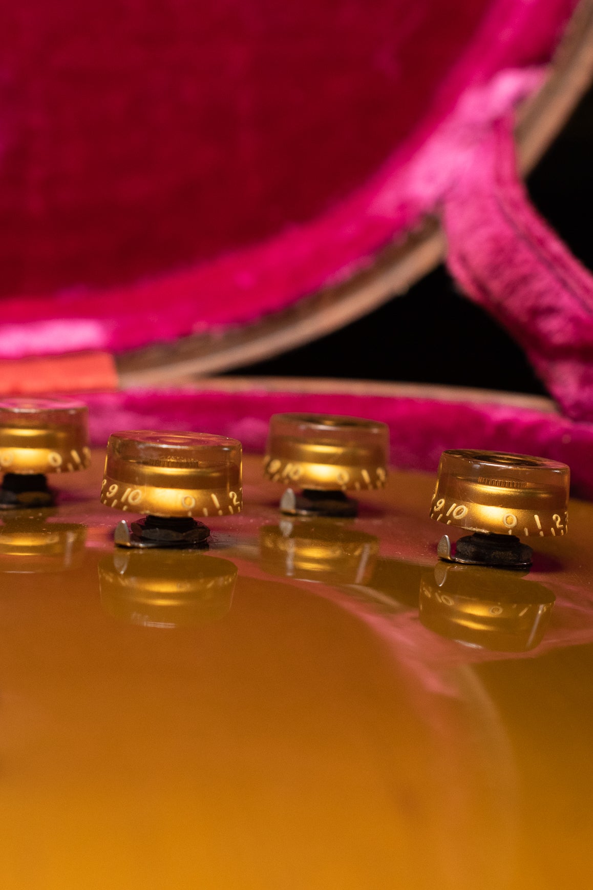 Original volume tone knobs, Vintage 1954 Gibson Les Paul goldtop