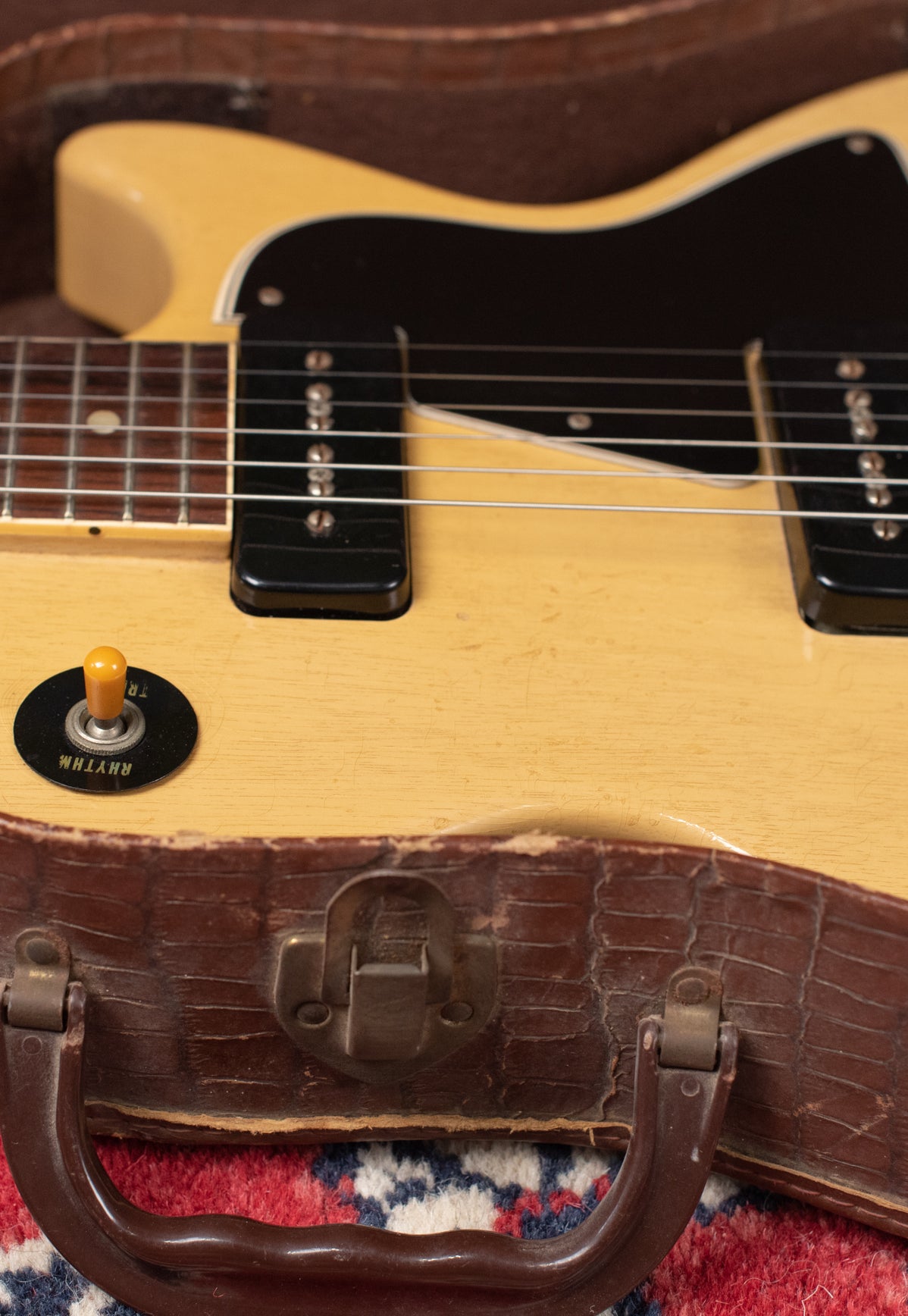 Catalin amber switch tip