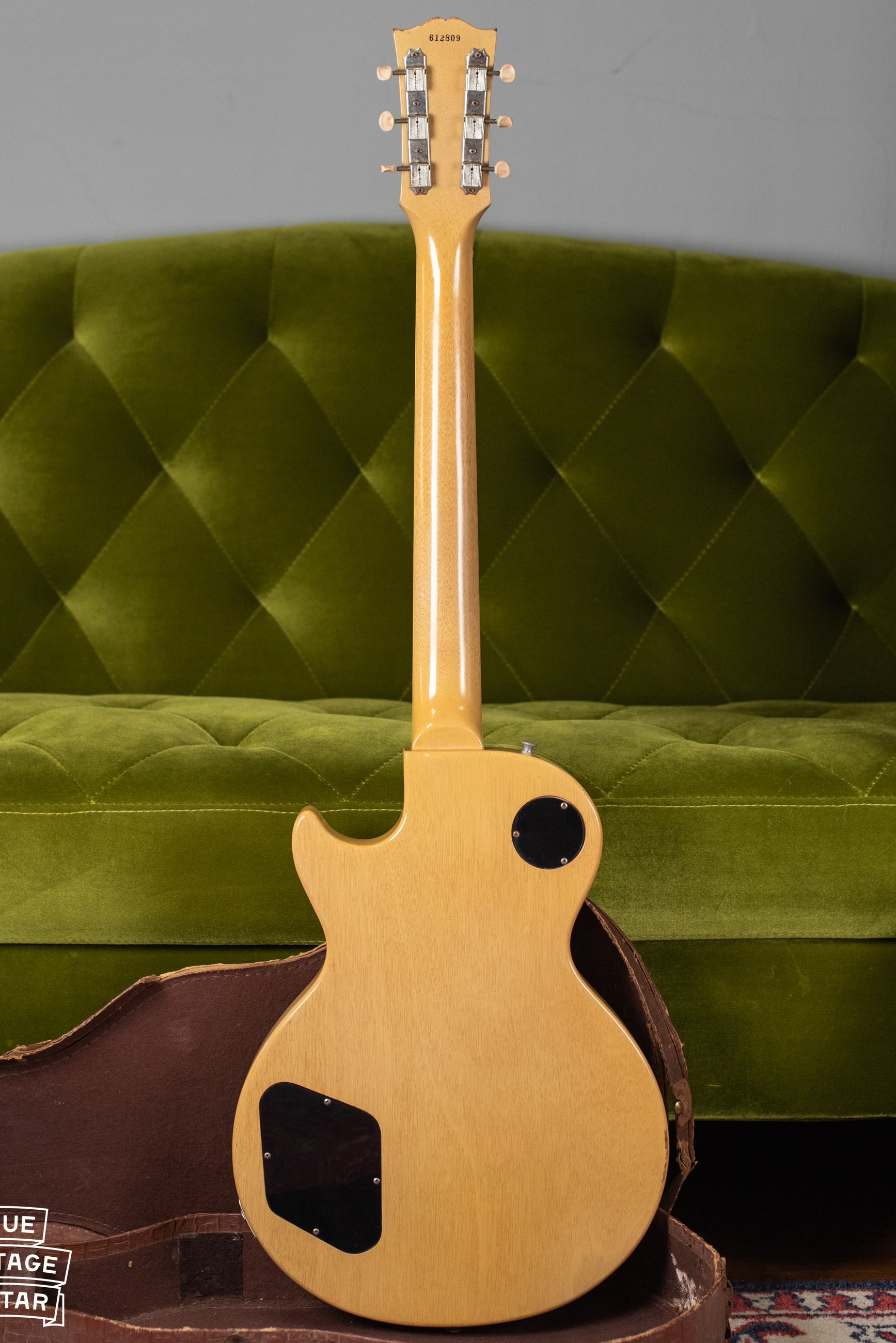 Vintage Gibson electric guitar yellow