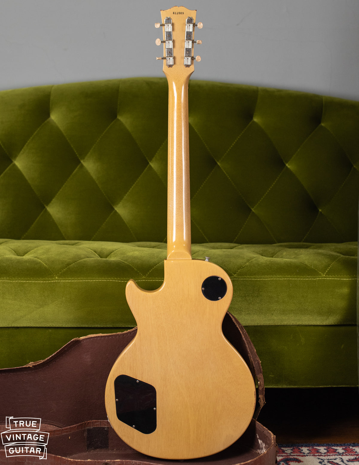 Vintage Gibson electric guitar yellow