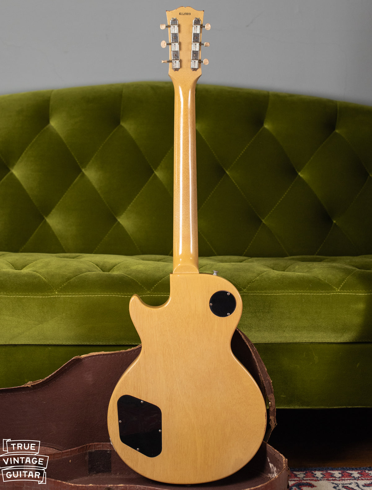 Vintage Gibson electric guitar yellow