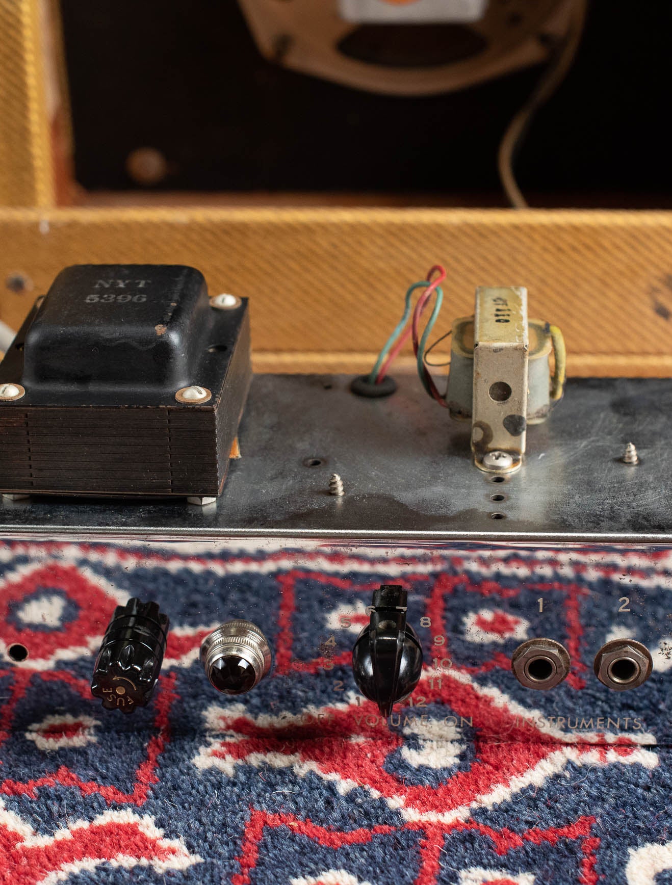 1957 Fender Camp, power transformer, output transformer