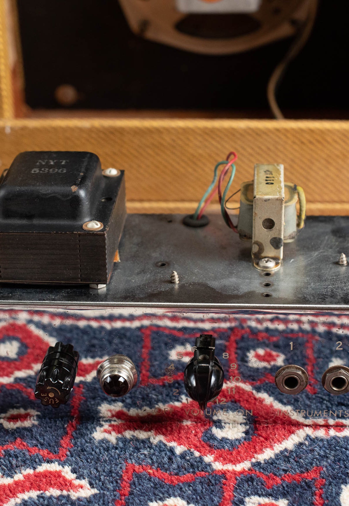1957 Fender Camp, power transformer, output transformer