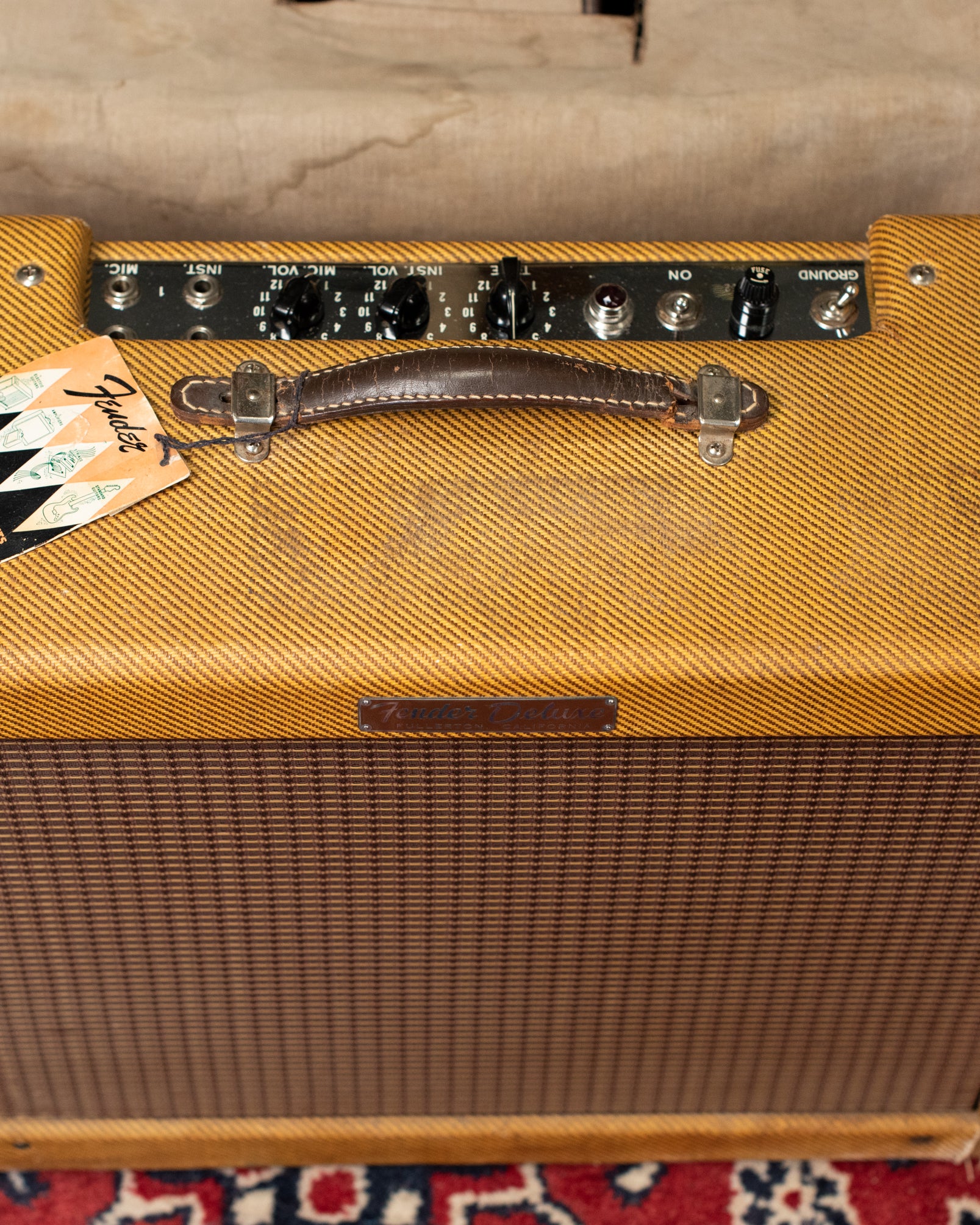 1958 Fender Deluxe guitar amp