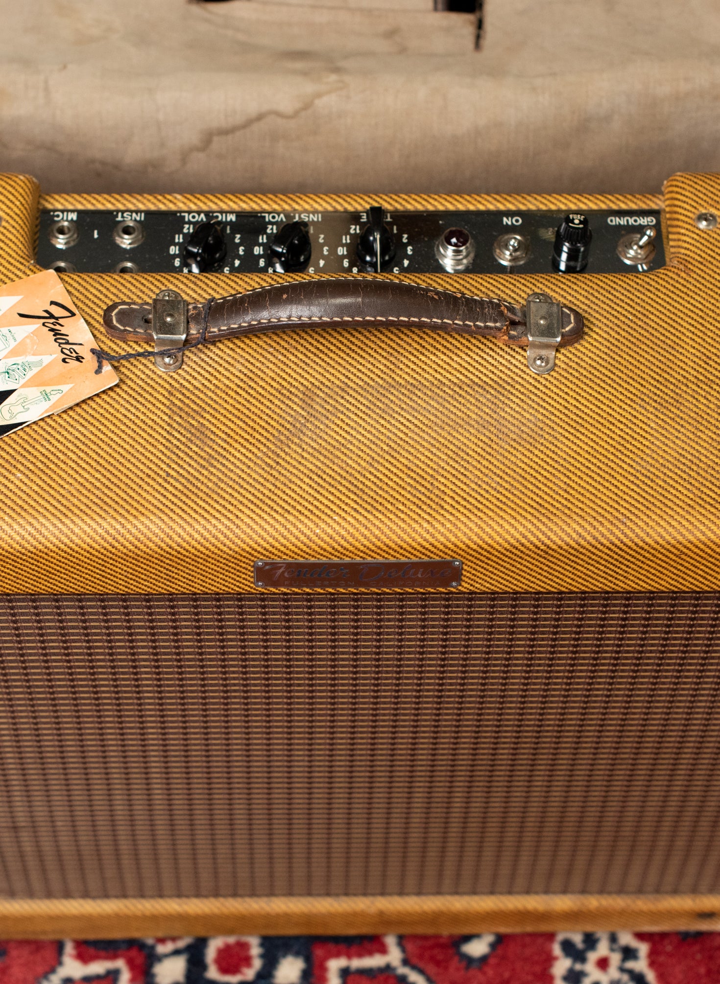 1958 Fender Deluxe guitar amp