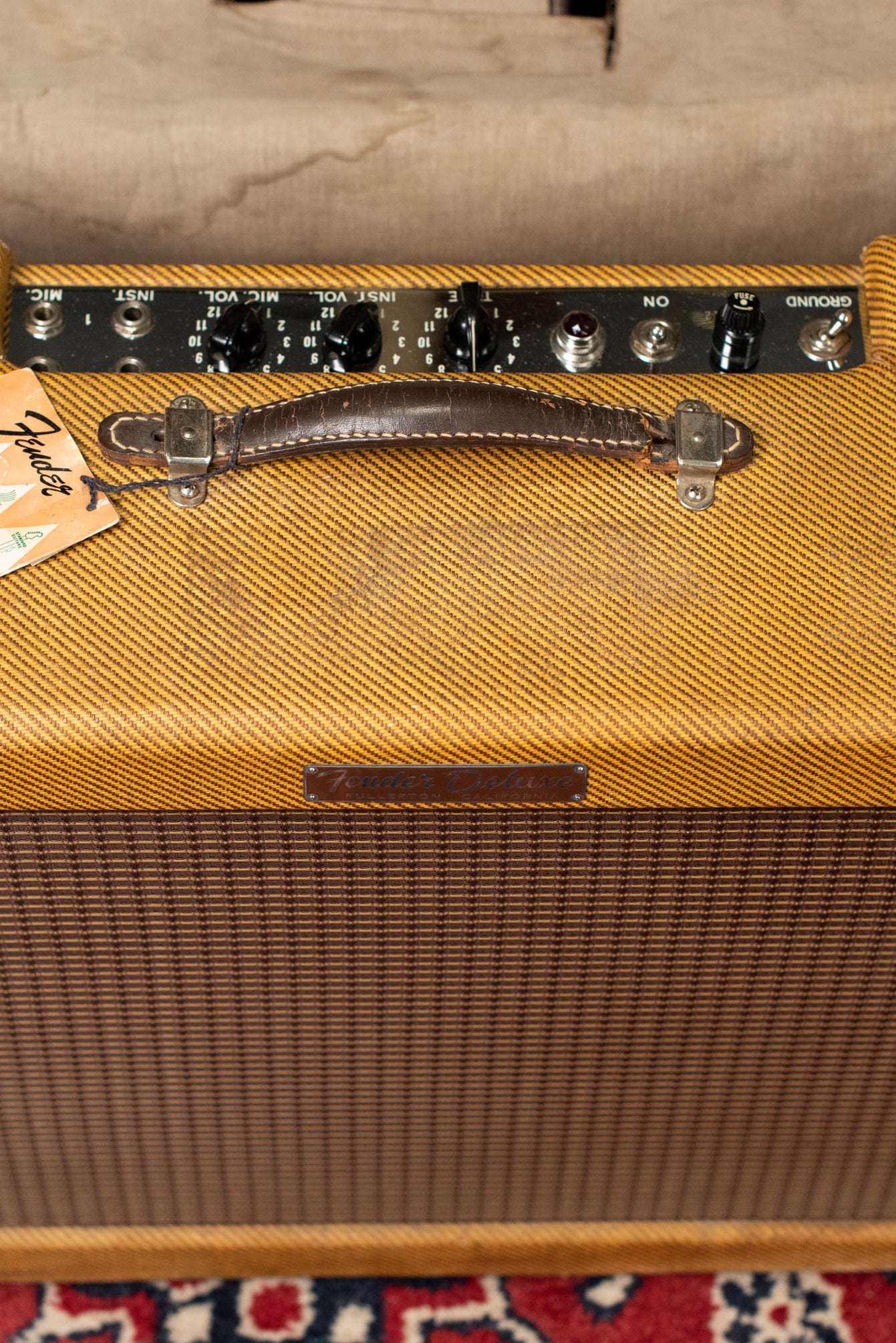 1958 Fender Deluxe guitar amp