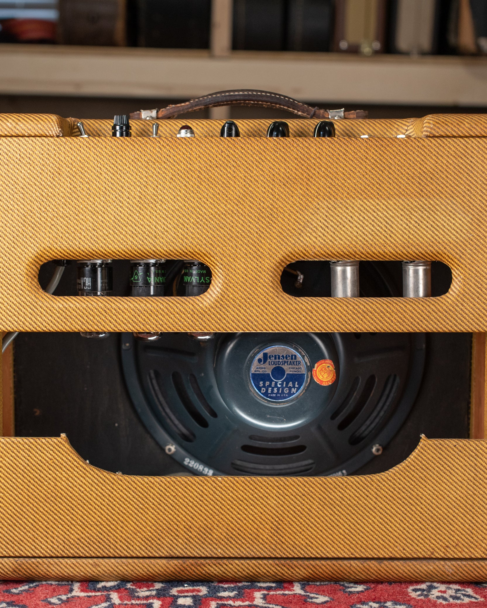 1958 Fender Deluxe 5E3 tweed Jensen speaker