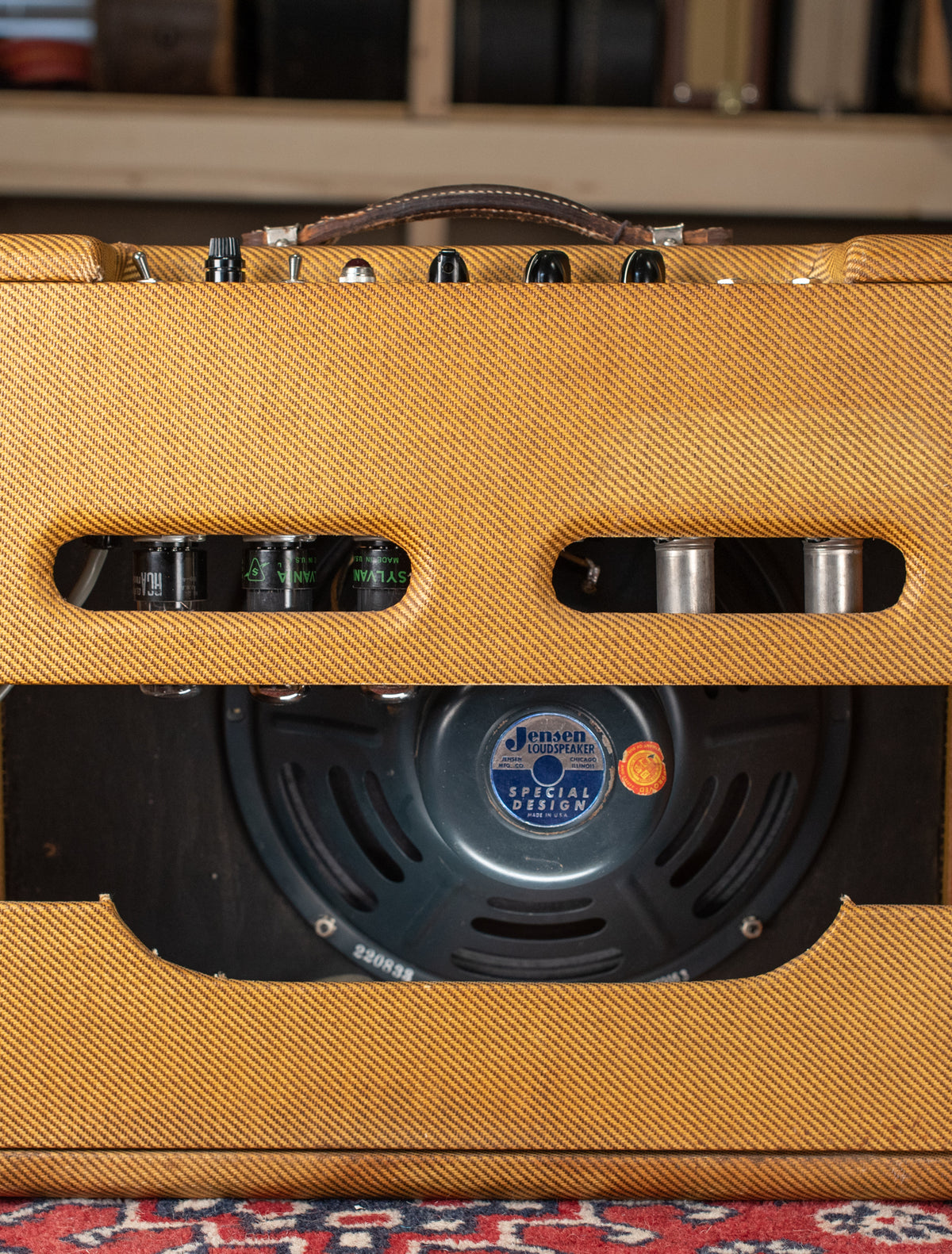 1958 Fender Deluxe 5E3 tweed Jensen speaker