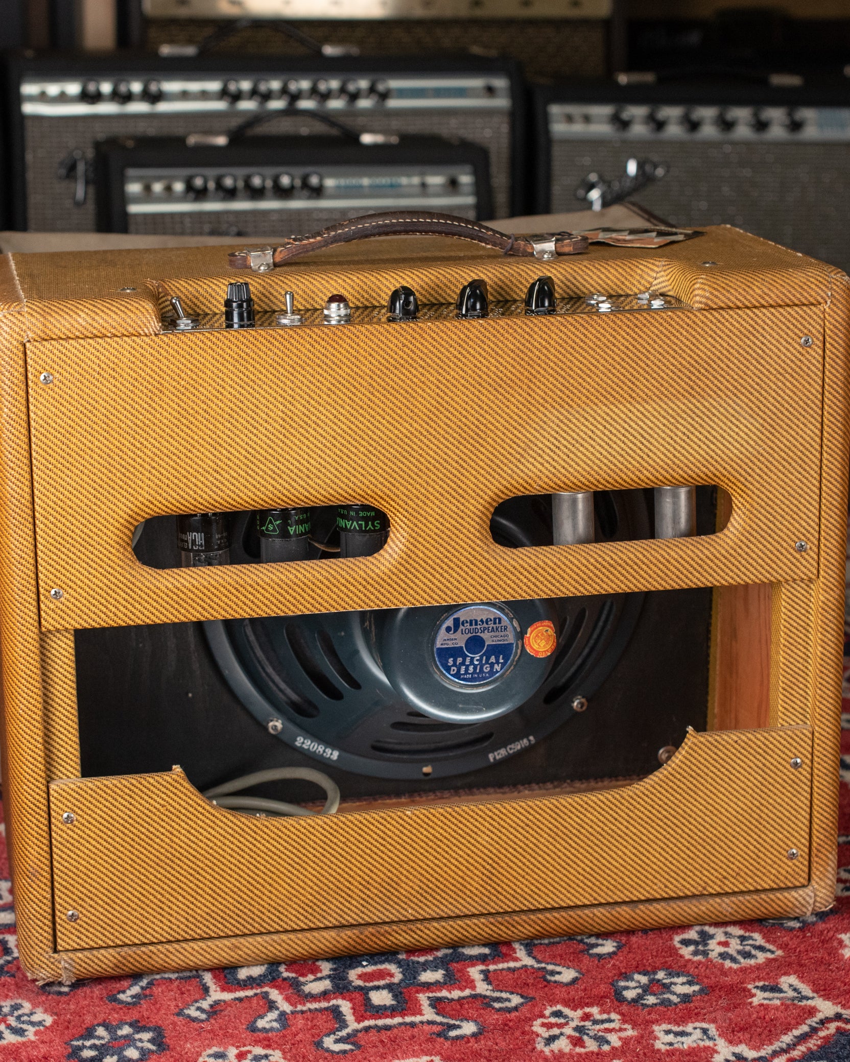 Vintage Fender guitar amp tweed