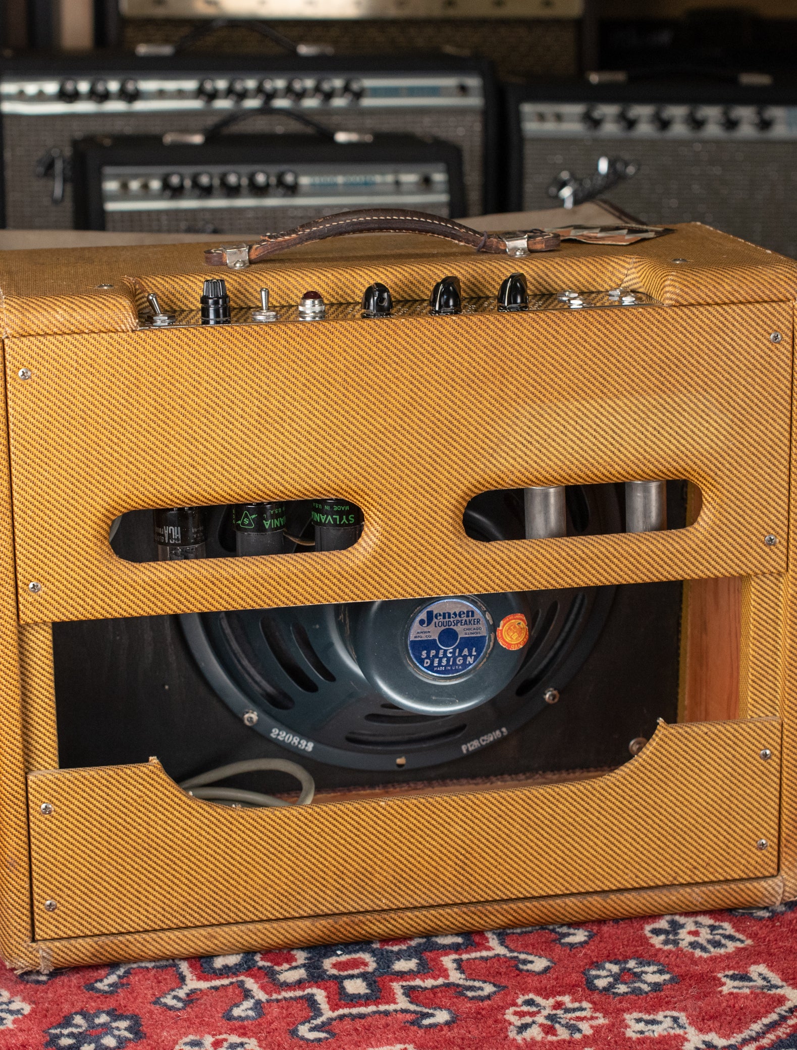 Vintage Fender guitar amp tweed